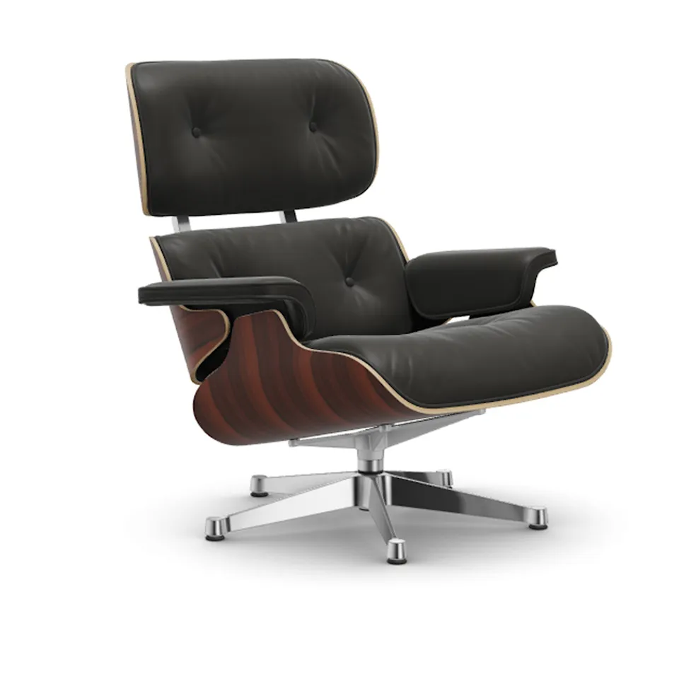 Eames Lounge Chair Santos Palisander Polished fåtölj