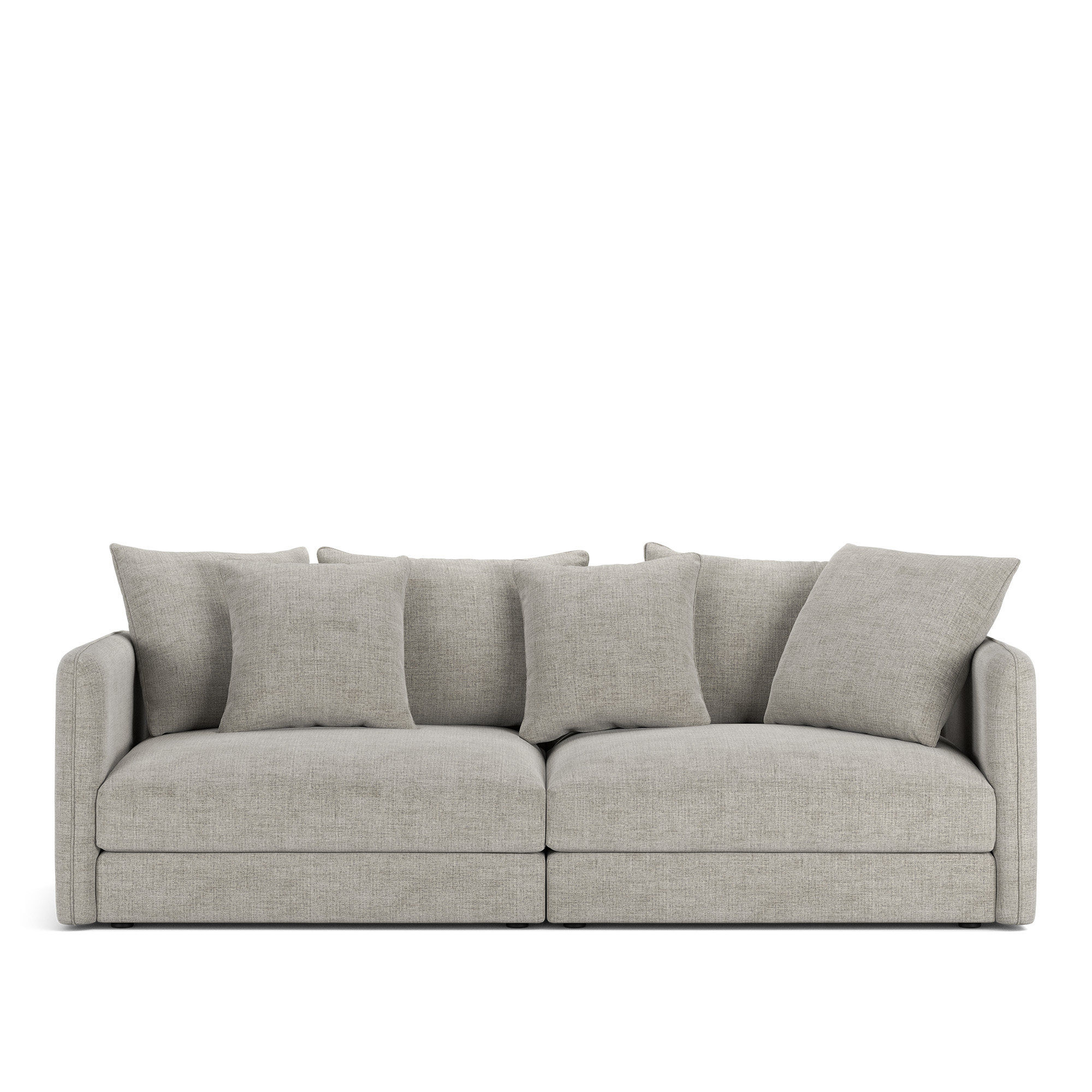 NOGA - Pavarotti 2.5-Seater, Fixed Cover, Cushion Variant 01, Sienna 103 - Soffor - Gr&aring;