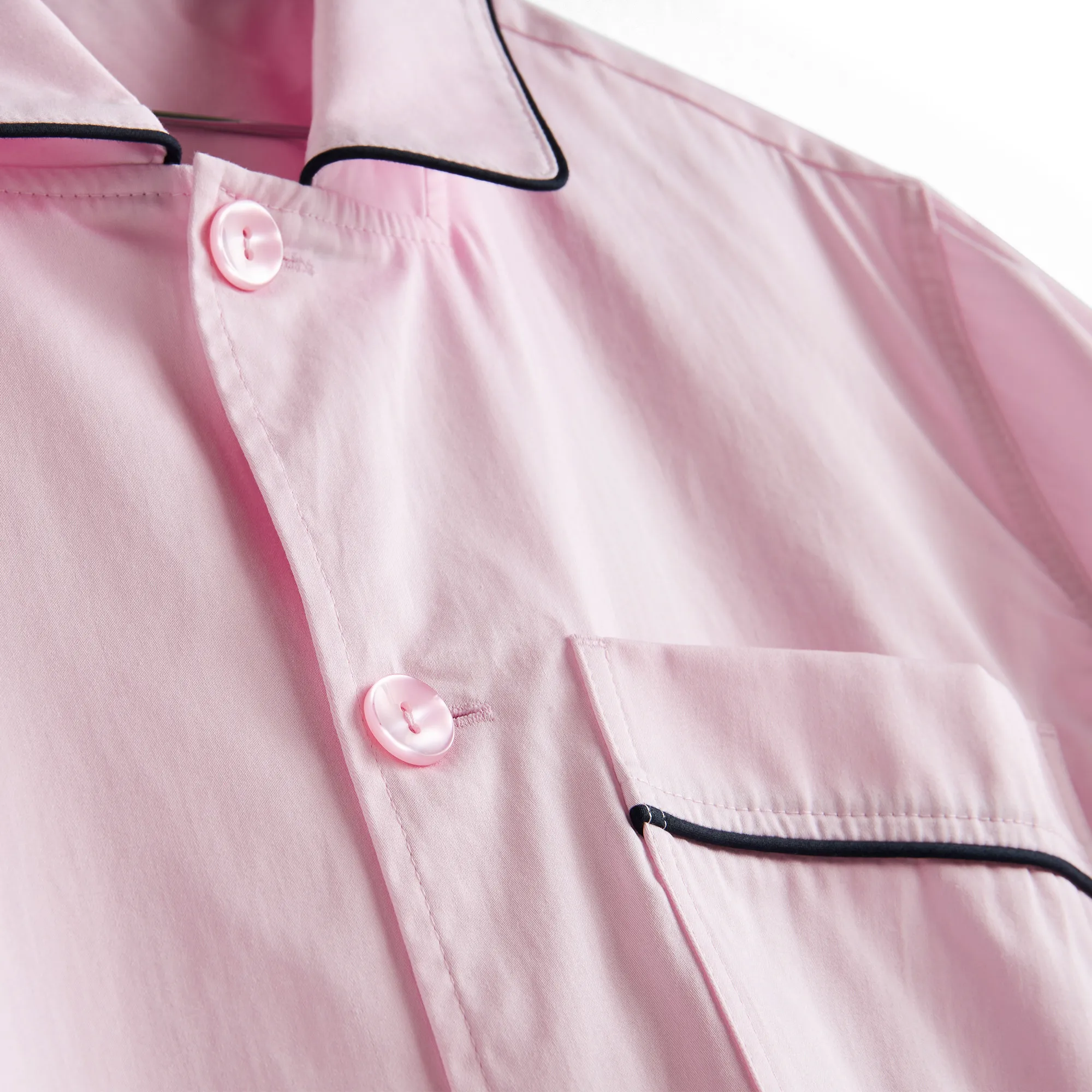 Outline pyjamasskjorte Soft Pink