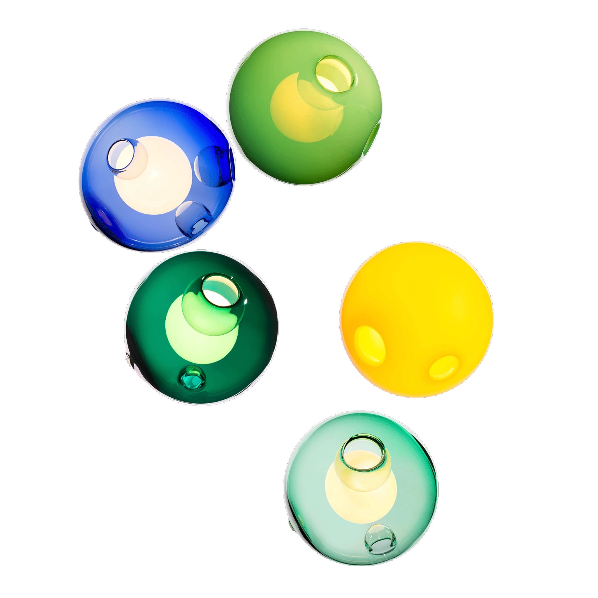 Bocci - 28.5 Random, Multi - 16 Xenon - Pendellampor - Omer Arbel - Flerfärgad