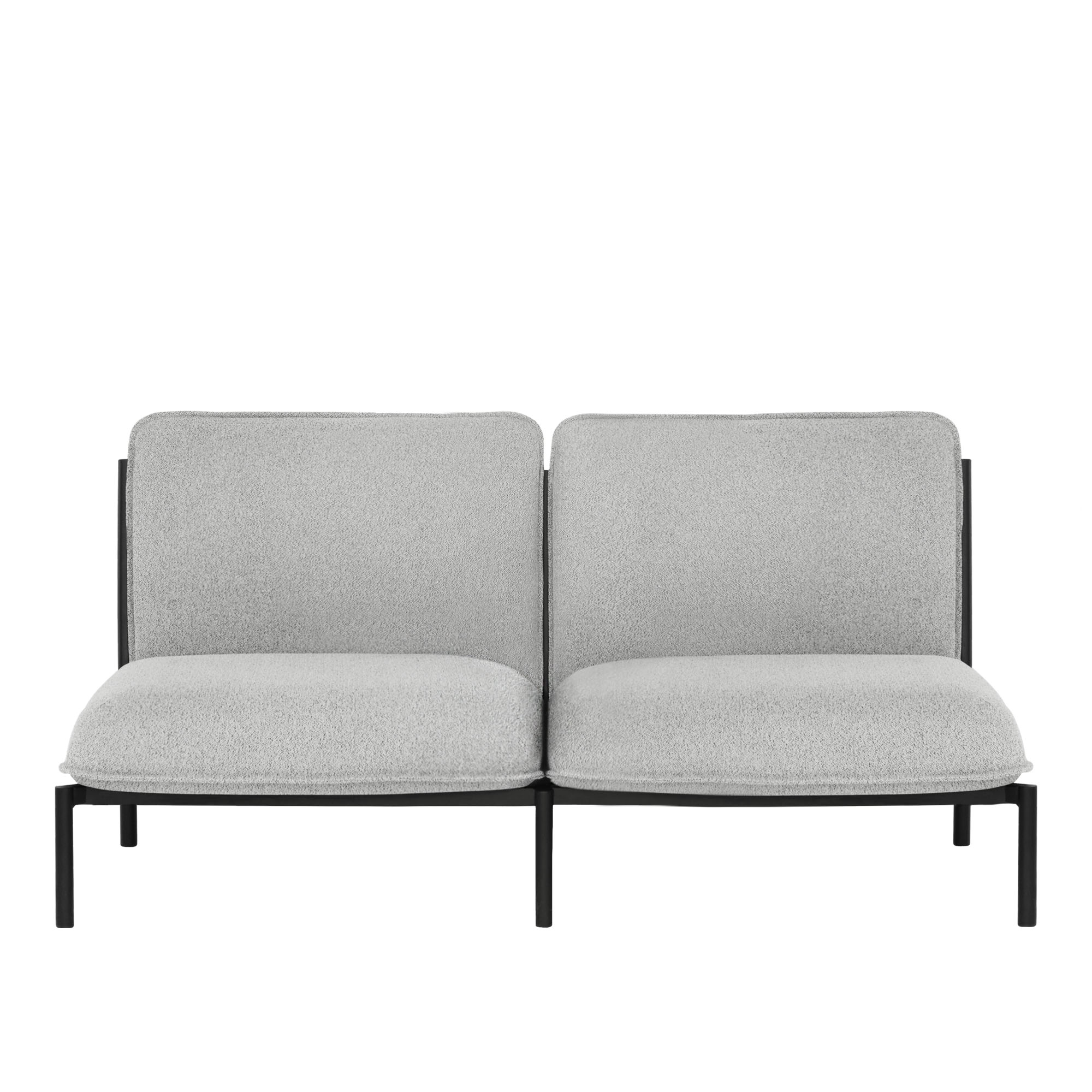 HEM - Kumo 2-seater Sofa - Porcelain - Soffor - Anderssen & Voll - Grå - Metall/Syntetiskt/Skum/Ull