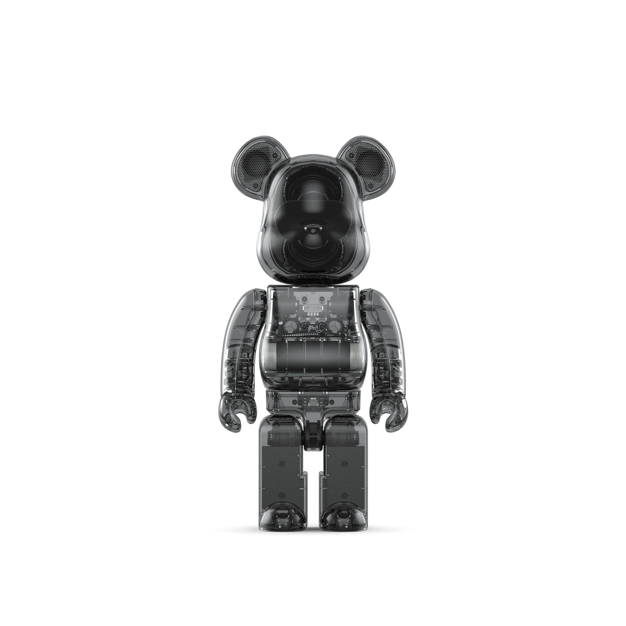 Medicom Toy - BE@RBRICK AUDIO 400% Portable Bluetooth Speaker - Smoke - Högtalare och ljudsystem - Transparent