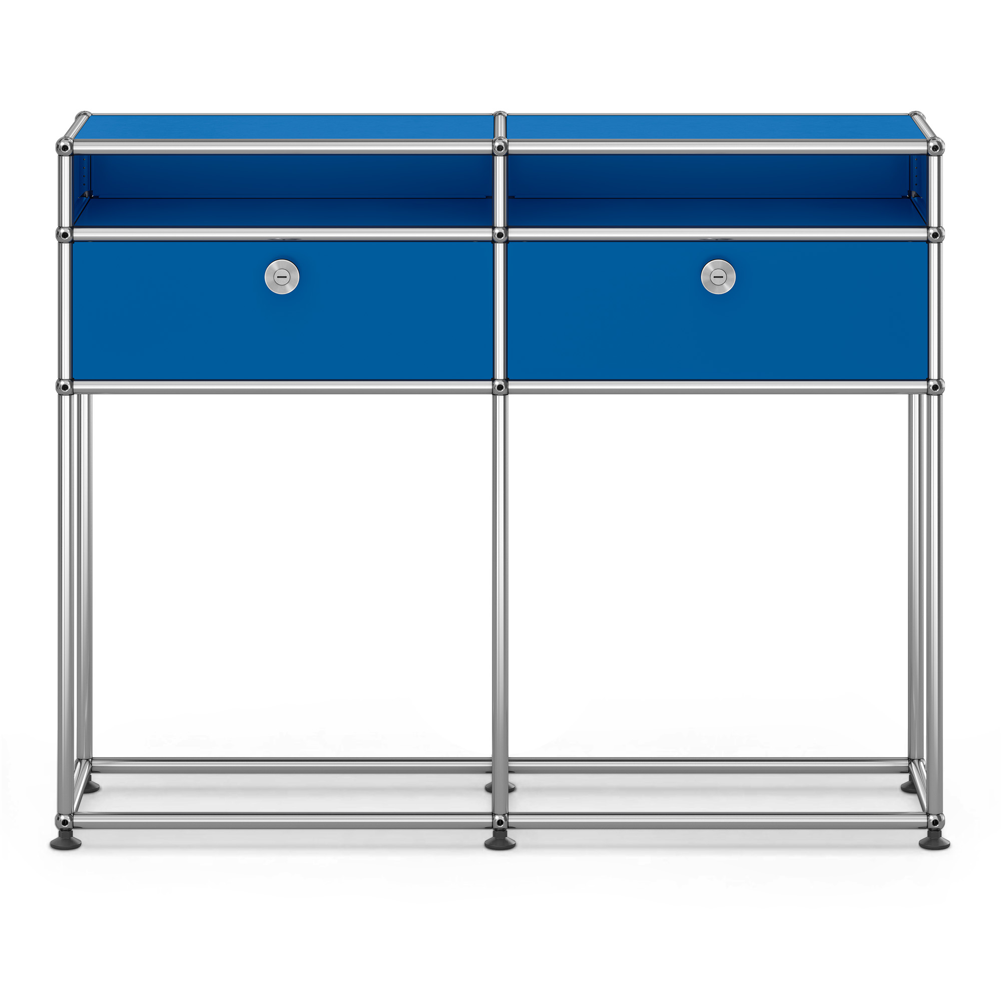 USM - USM Haller Sideboard M51 Gentian Blue - Sk&auml;nkar och sideboards - Fritz Haller & Paul Sch&auml;rer - Bl&aring; - Metall