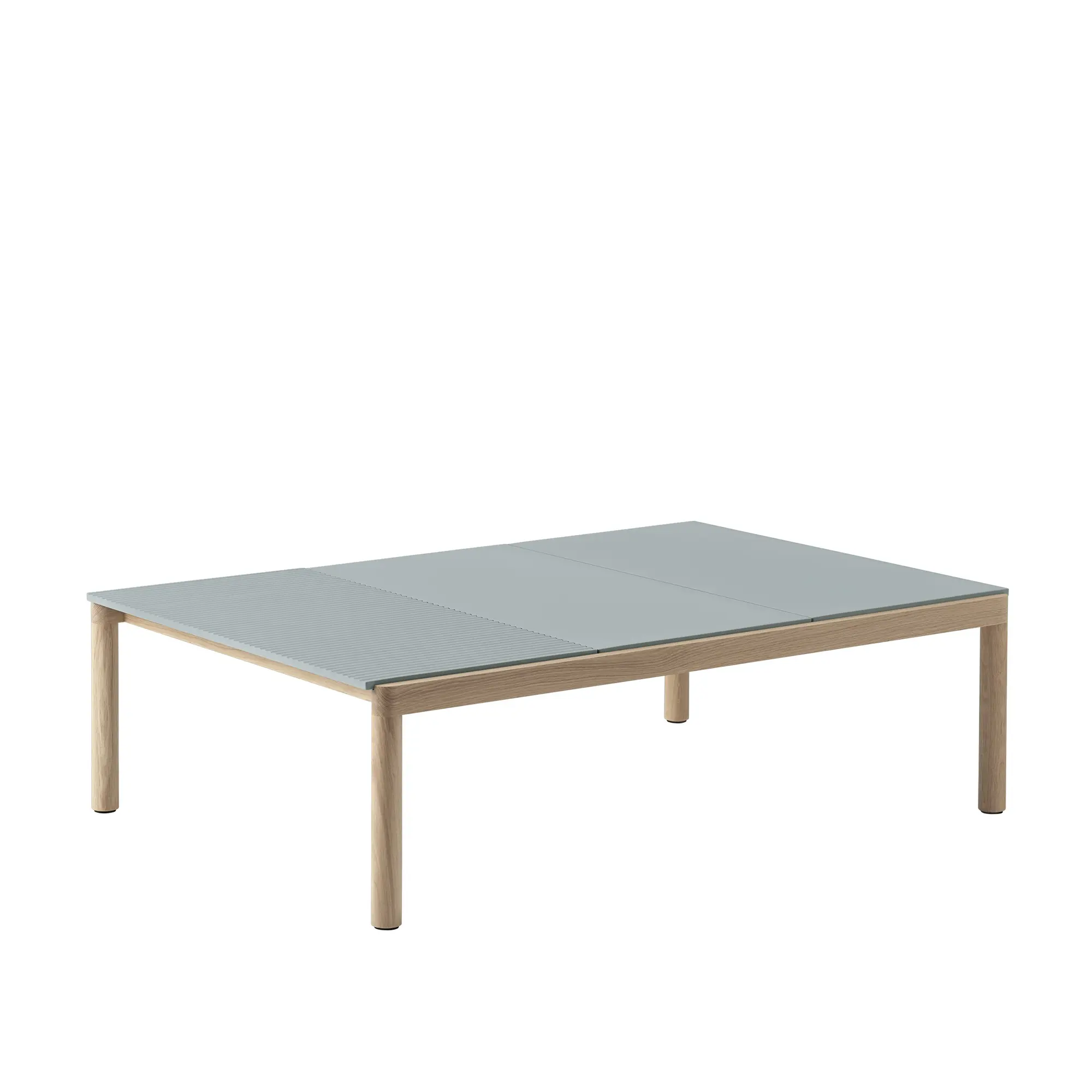 Couple Coffee Table 2 Plain 1 Wavy  120 x 84 x 35