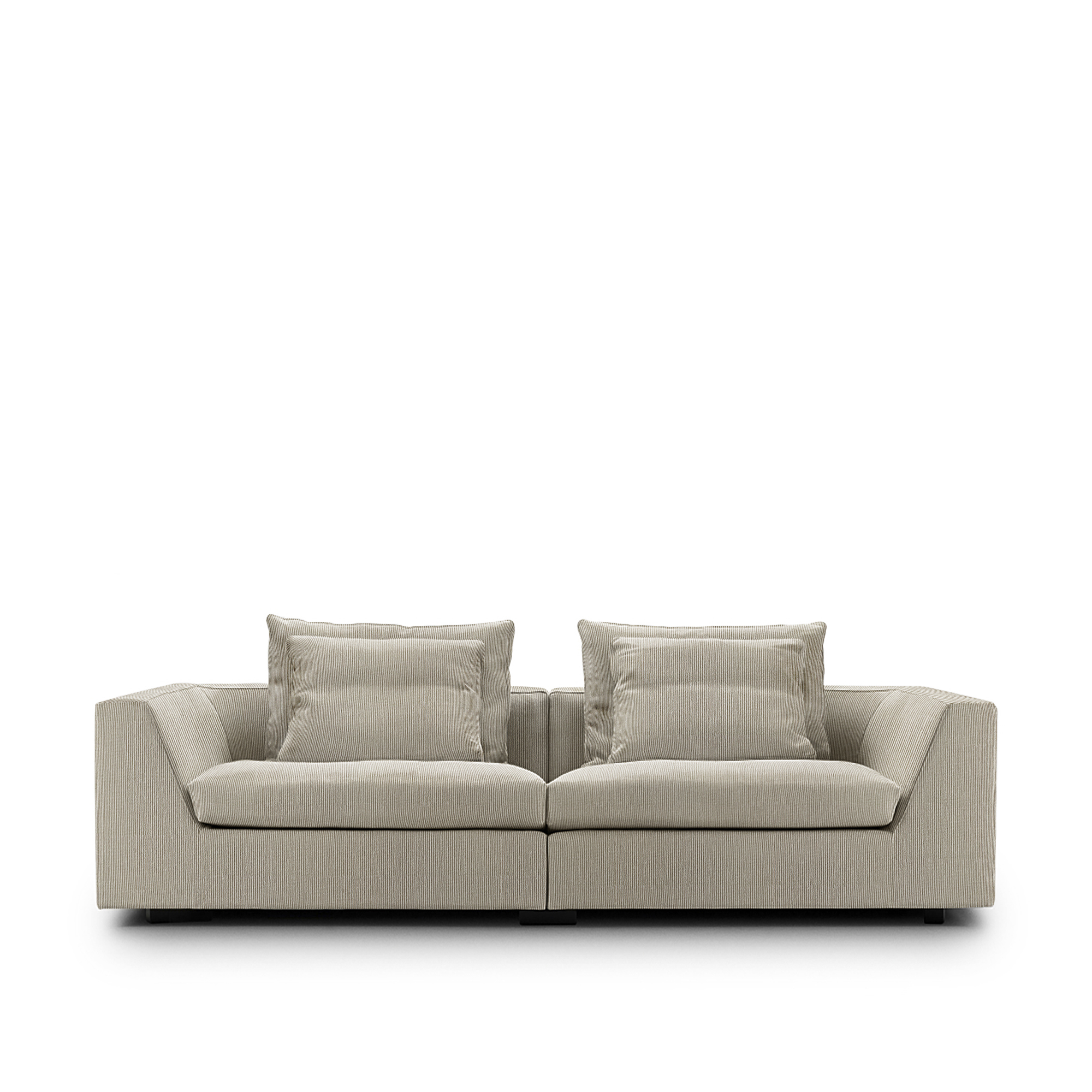 Eilersen - Chess 3-sits, Bredd: 230 cm, Tyg: Kat. 3 Bakar 27 - Soffor - Jens Juul Eilersen - Grå