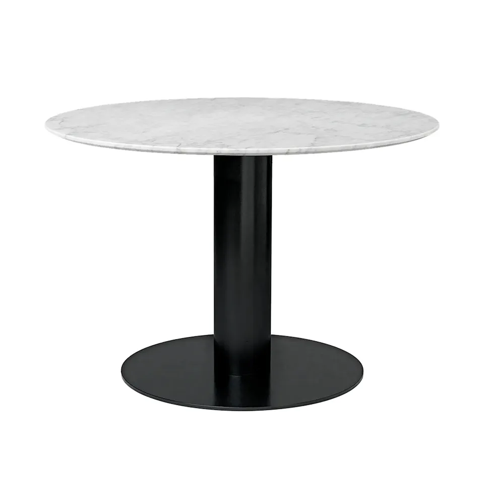 GUBI 2.0 matbord Ø110 cm svart