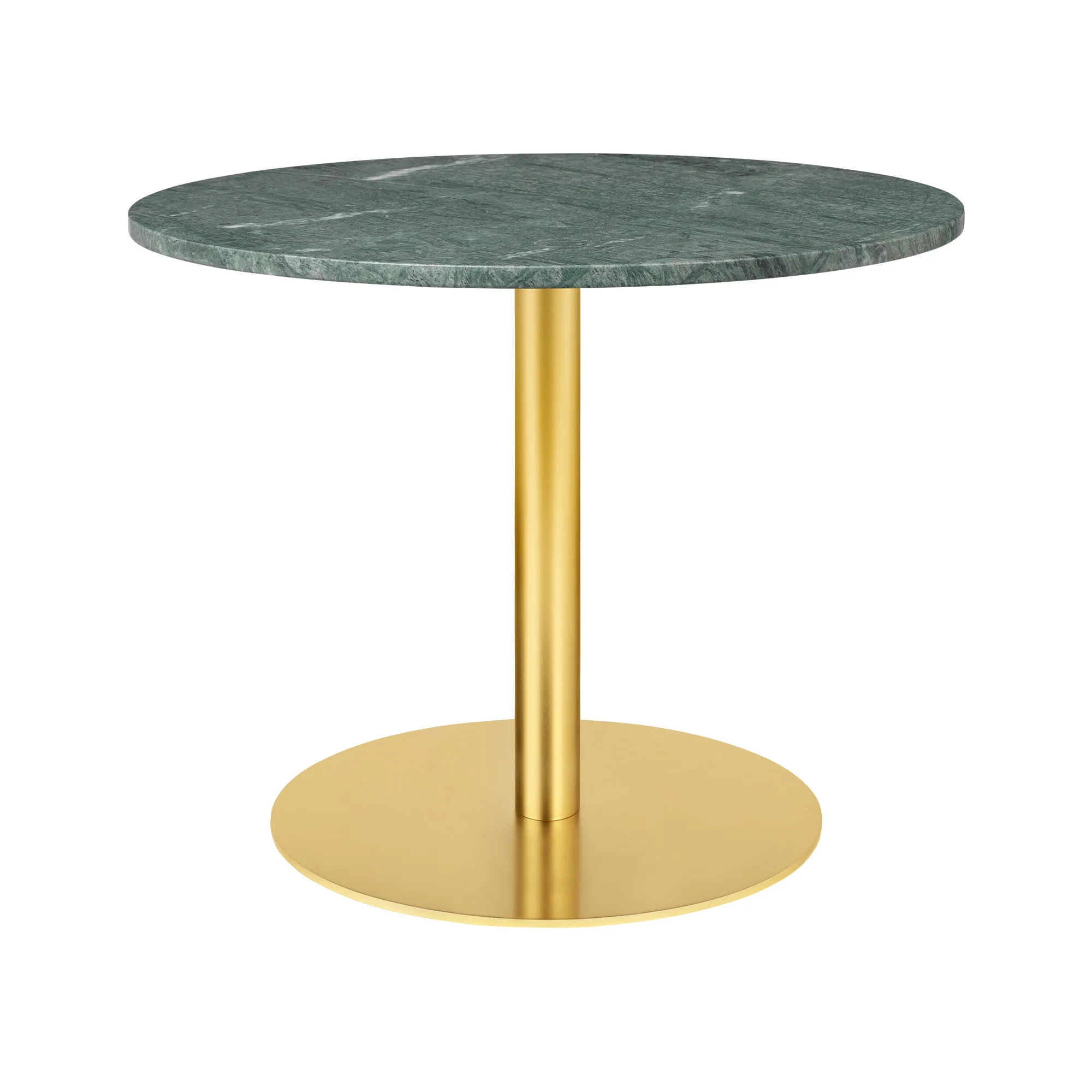 GUBI 1.0 loungebord Ø80 cm mässing