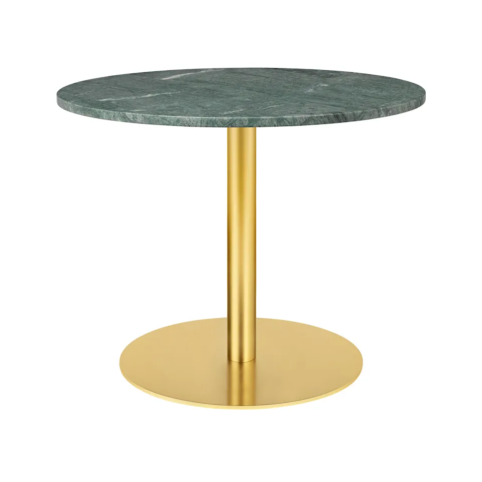 GUBI 1.0 loungebord Ø80 cm mässing