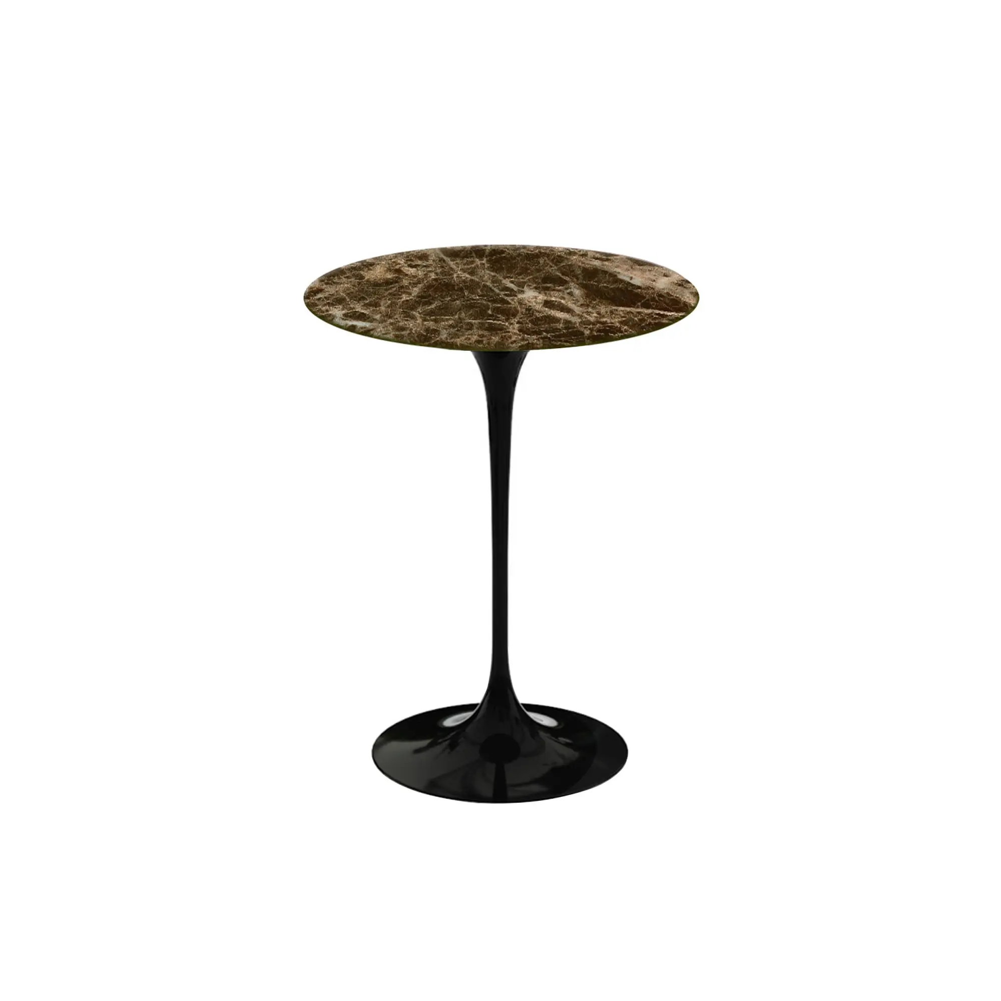 Saarinen Round sidobord Ø 41 cm Black