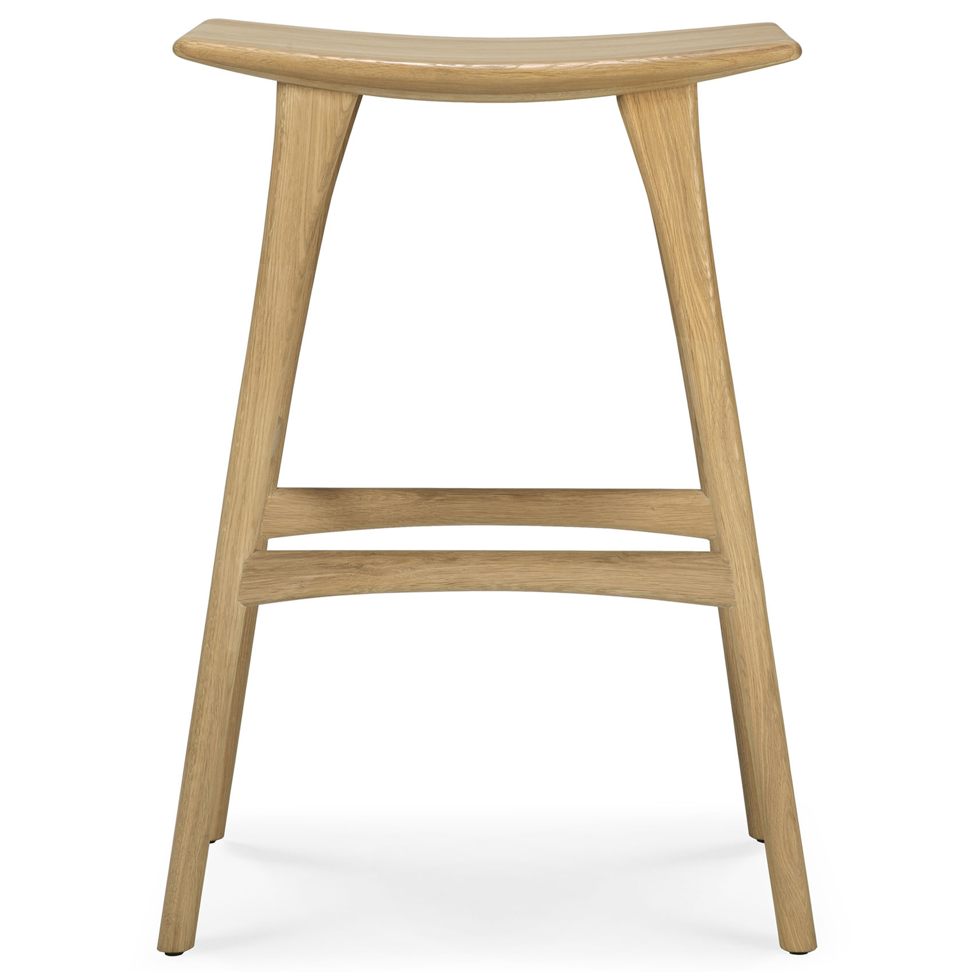 Ethnicraft - Osso Bar Stool - Oak - Barstolar - Alain Van Havre - Tr&auml;f&auml;rgad - Tr&auml;