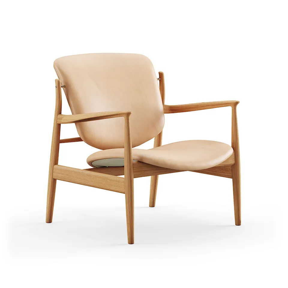 France fåtölj Dark oiled oak