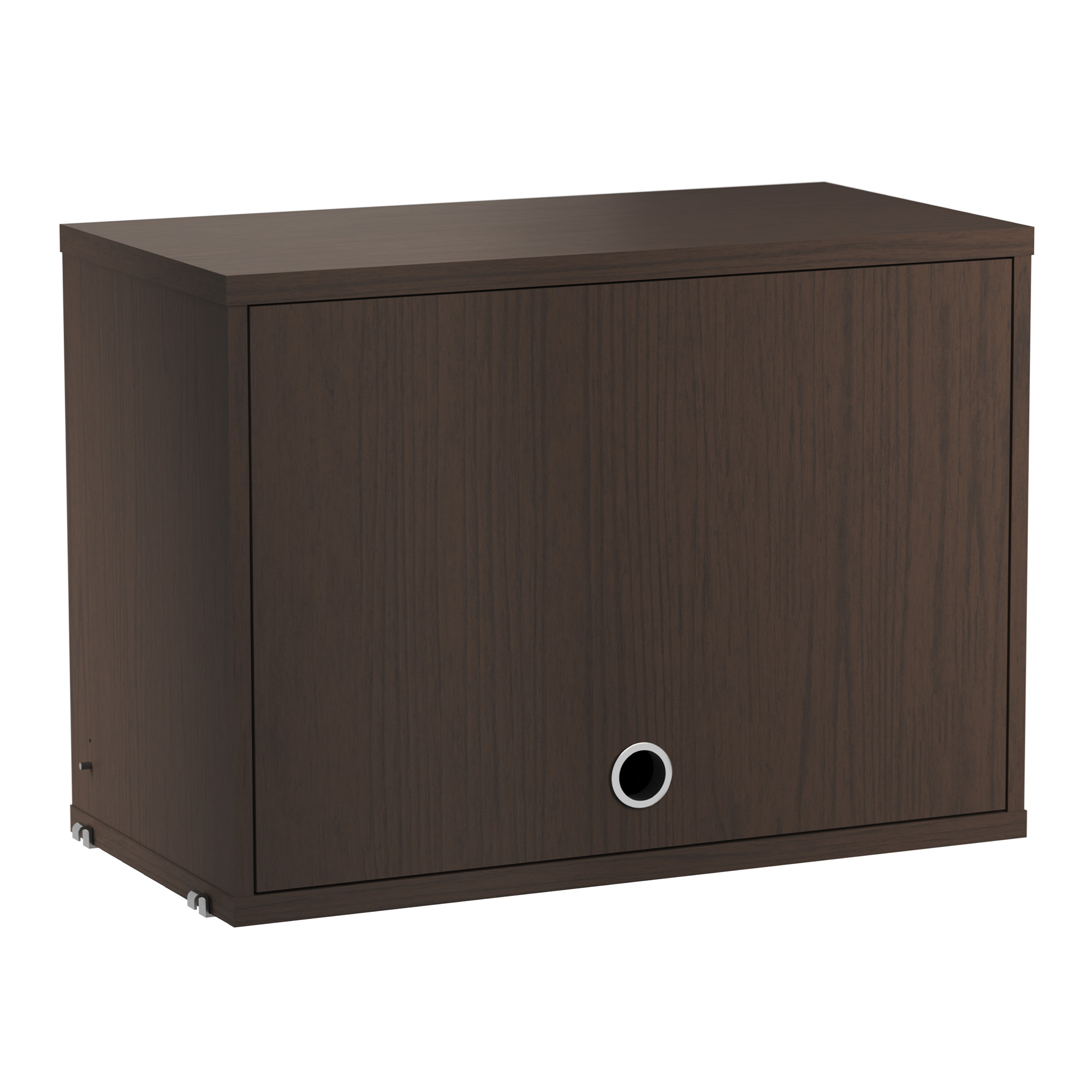 string - överskåp med vikdörr 58 cm mörk ek - hyllor & hyllsystem - nils strinning - träfärgad - trä