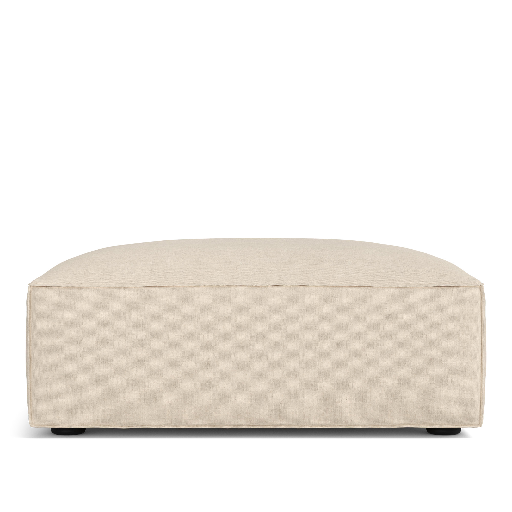 A Huseby - Famn Ottoman Shadow Nature - Fotpallar - Beige - Textilmaterial