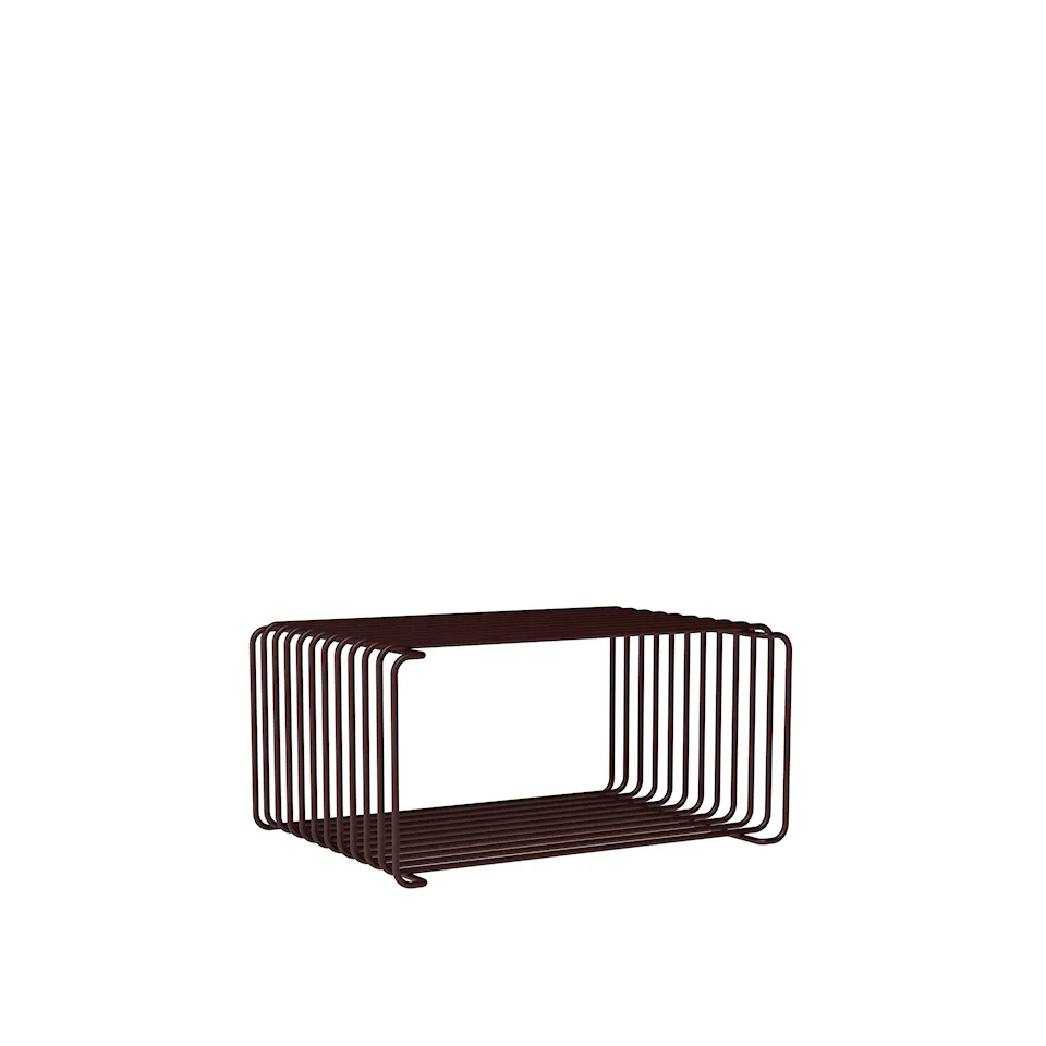 Panton Wire Half Height hylla, djup 25,7 cm