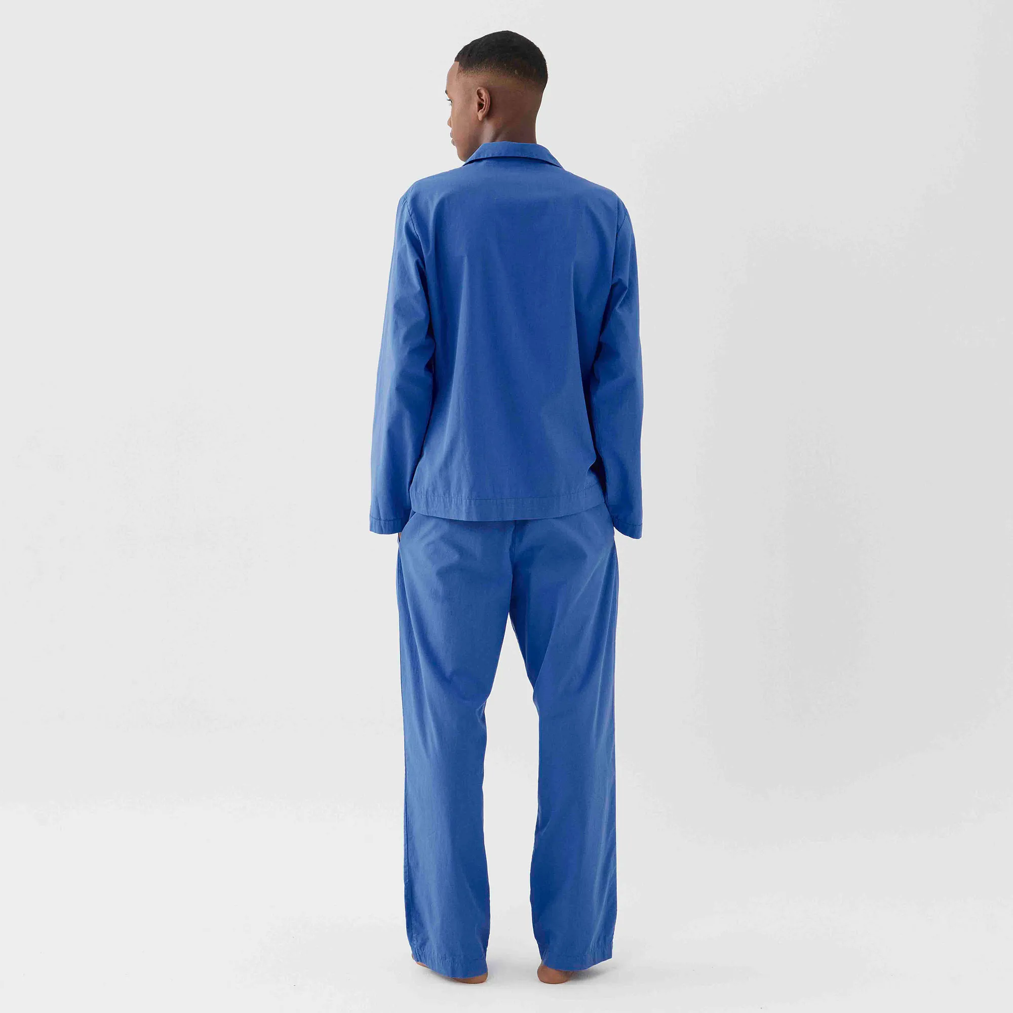 Poplin Sleepwear Pants Royal Blue