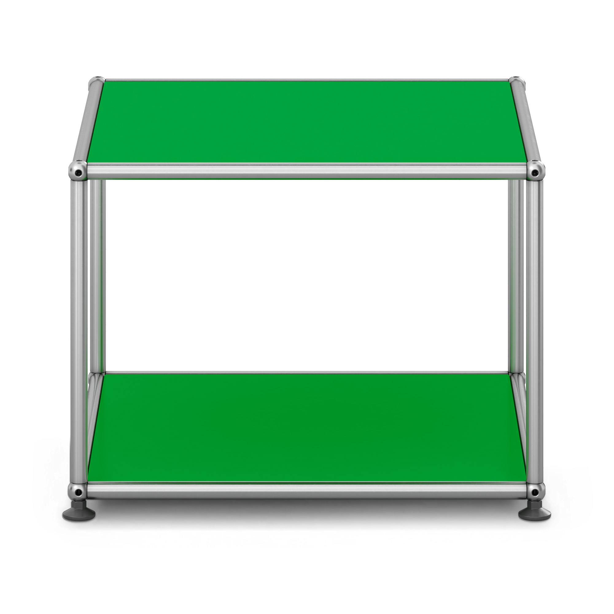 USM - USM Haller M22 28 USM Green - Sidobord - Fritz Haller & Paul Sch&auml;rer - Gr&ouml;n - Metall