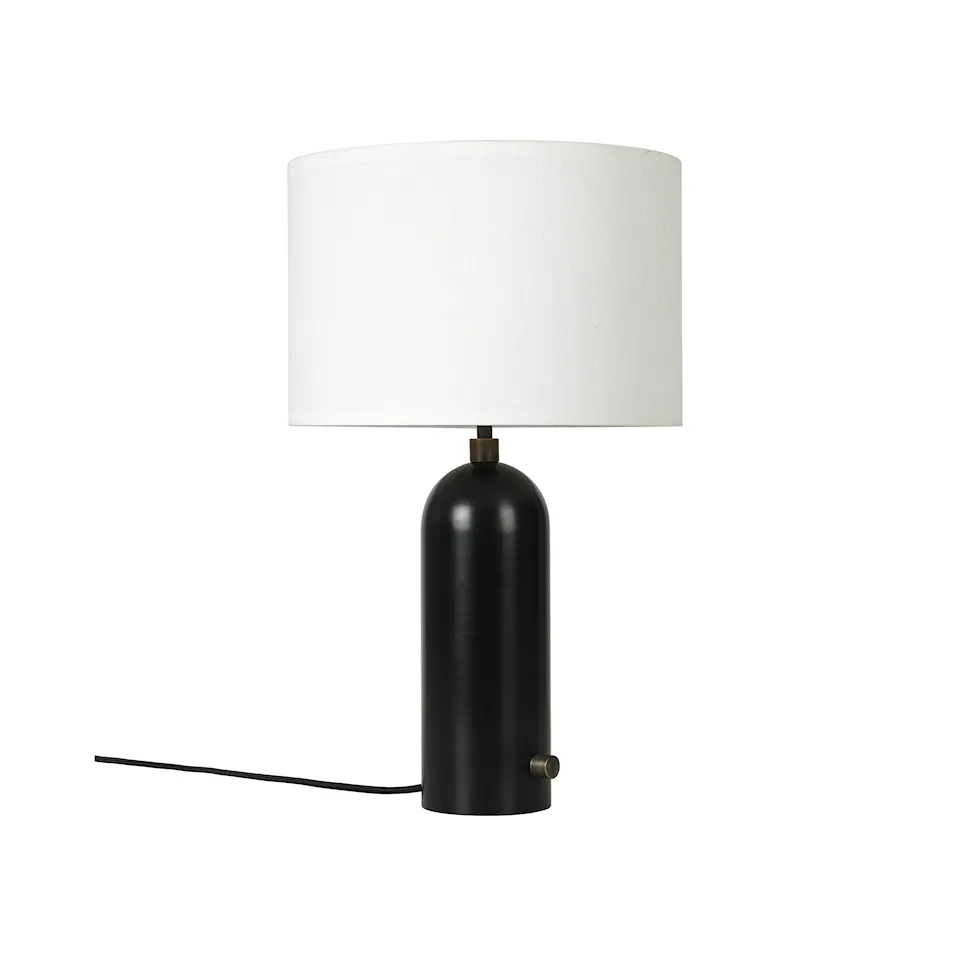Gravity bordslampa small svart stål
