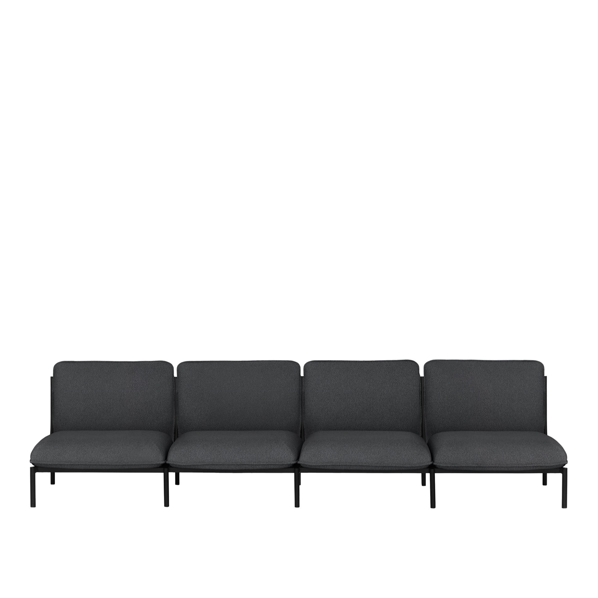 HEM - Kumo 4-seater Sofa - Graphite - Soffor - Anderssen & Voll - Grå - Metall/Syntetiskt/Skum/Ull