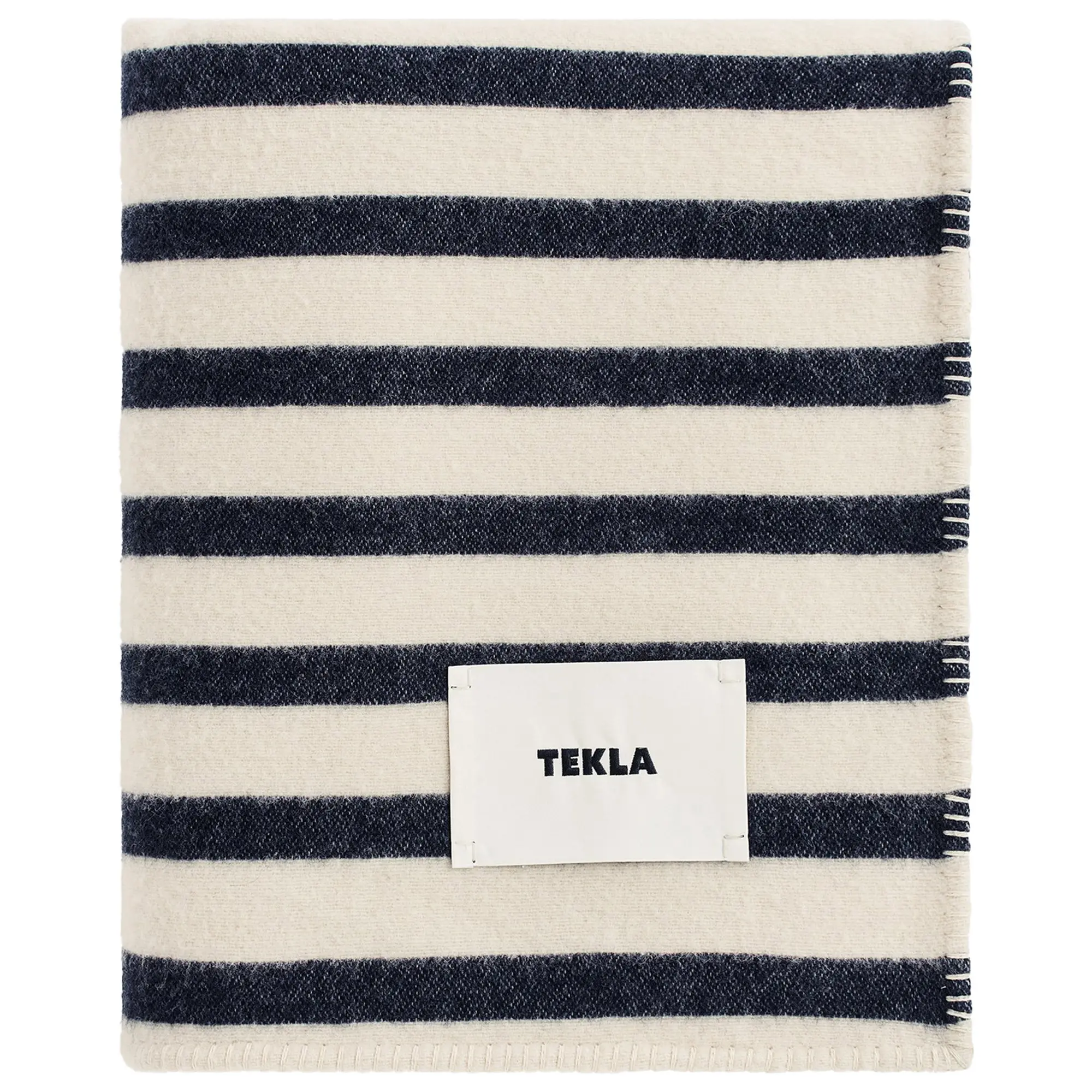 Magpie Stripes lammeullpledd