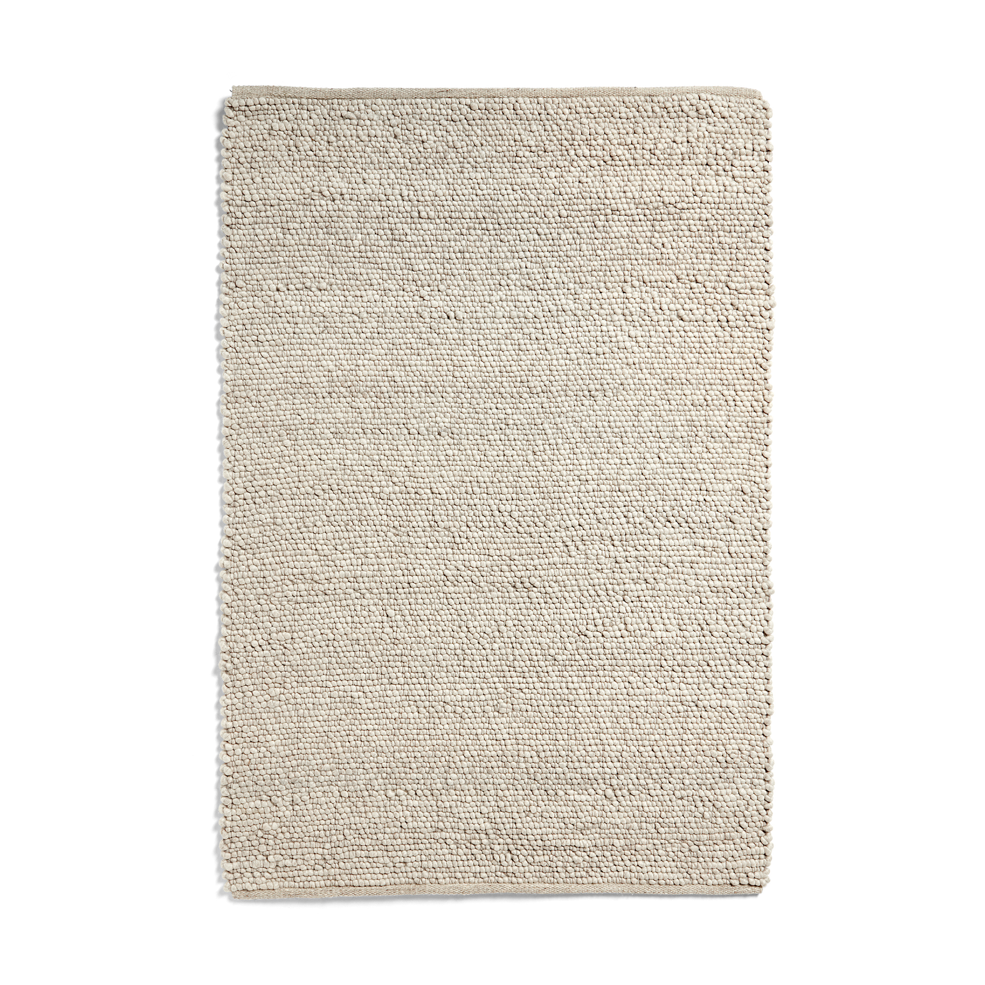 HAY - Peas Random 140 x 200 Soft grey - Enfärgade mattor - Grå