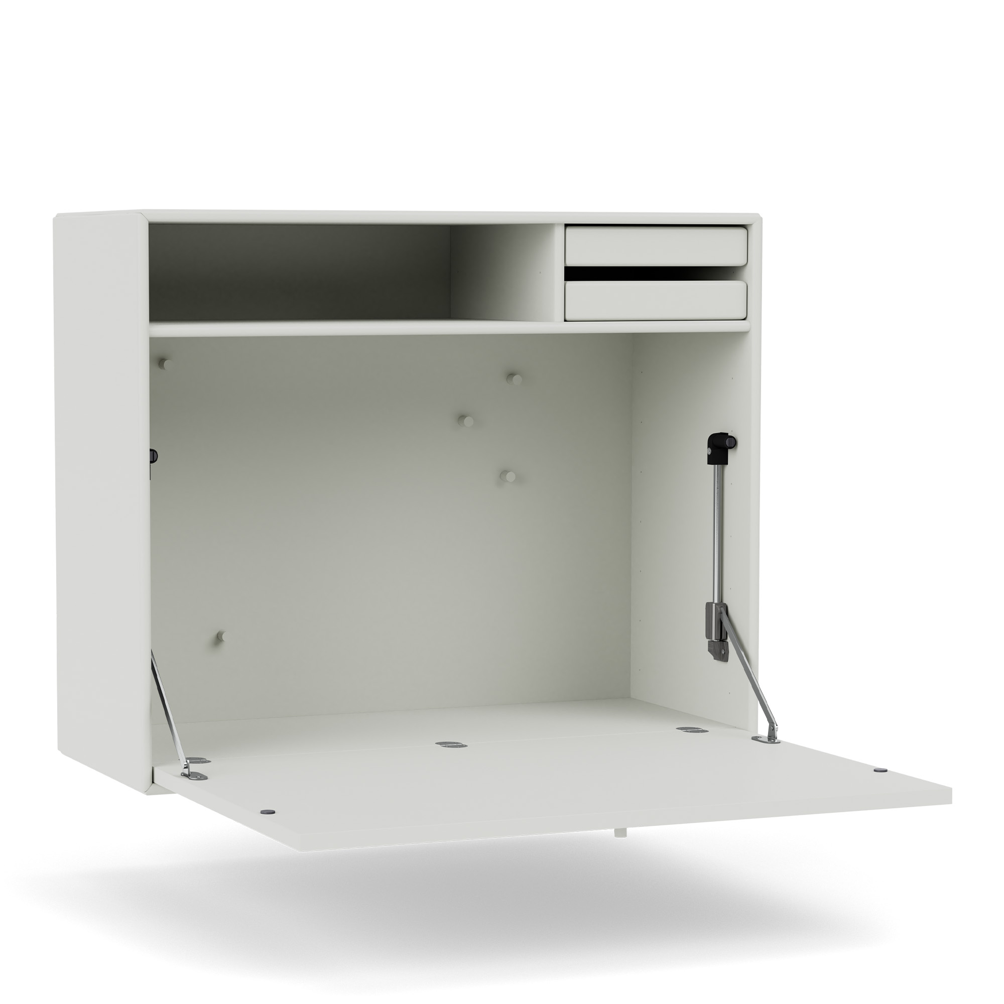 montana - studio secretary 09-nordic 04 suspension rails - skrivbord - peter j. lassen - vit - trä