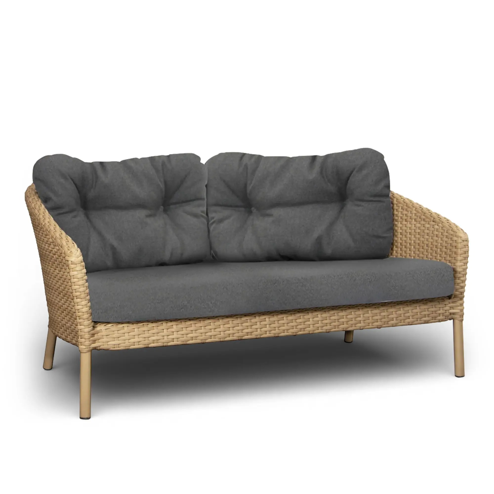 Ocean Large 2-Sitssoffa - Natural, Cane-line flat Weave