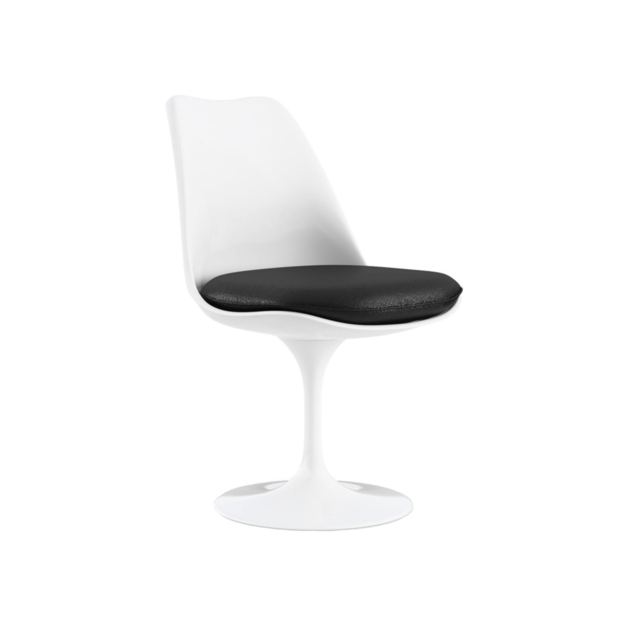 Knoll - Saarinen Tulip Chair, Vit bas  skal, Tyg - Kategori S - Hallingdal - 113H - Matstolar - Eero Saarinen - Vit - Metall/Syntetiskt