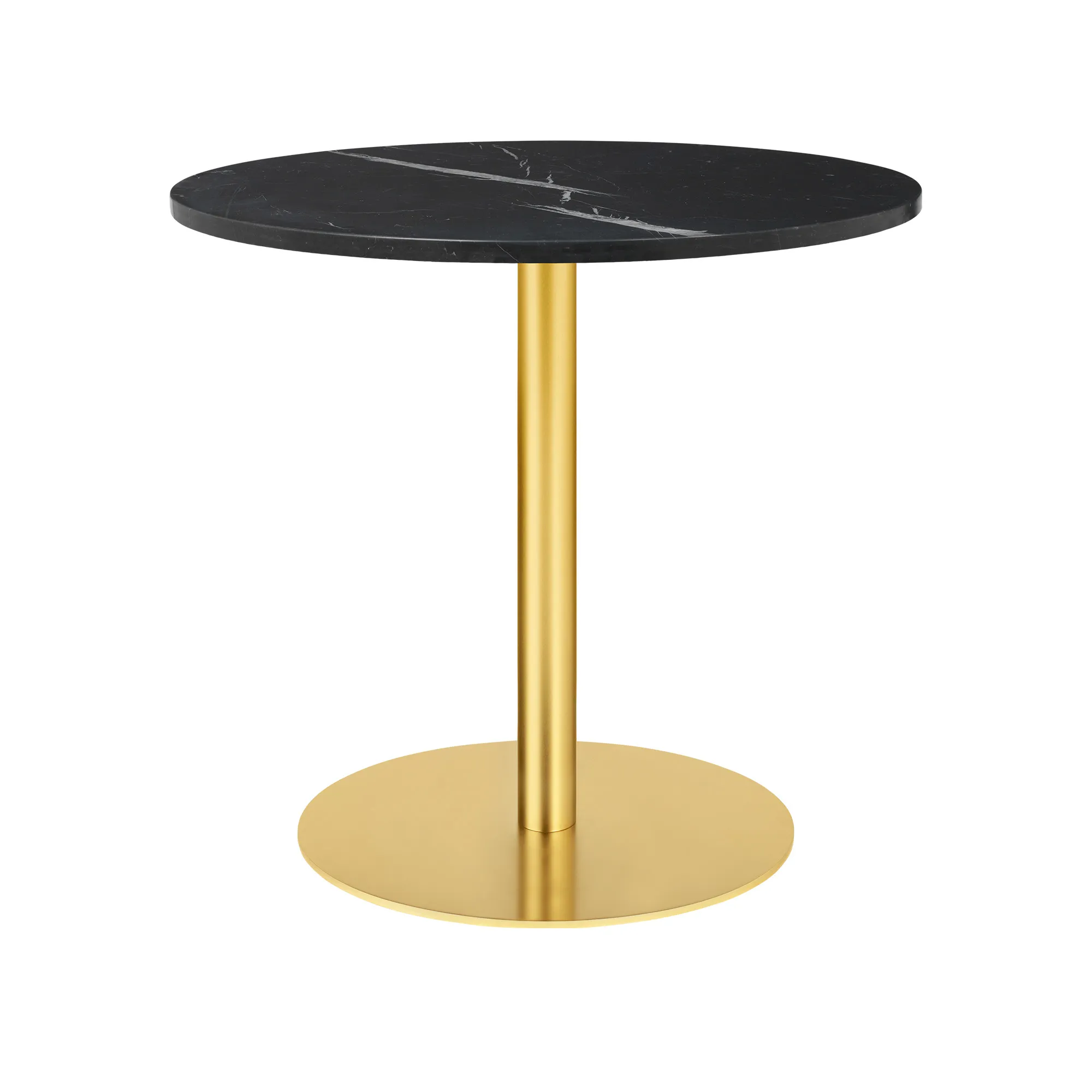 GUBI 1.0 matbord Ø80 cm mässing