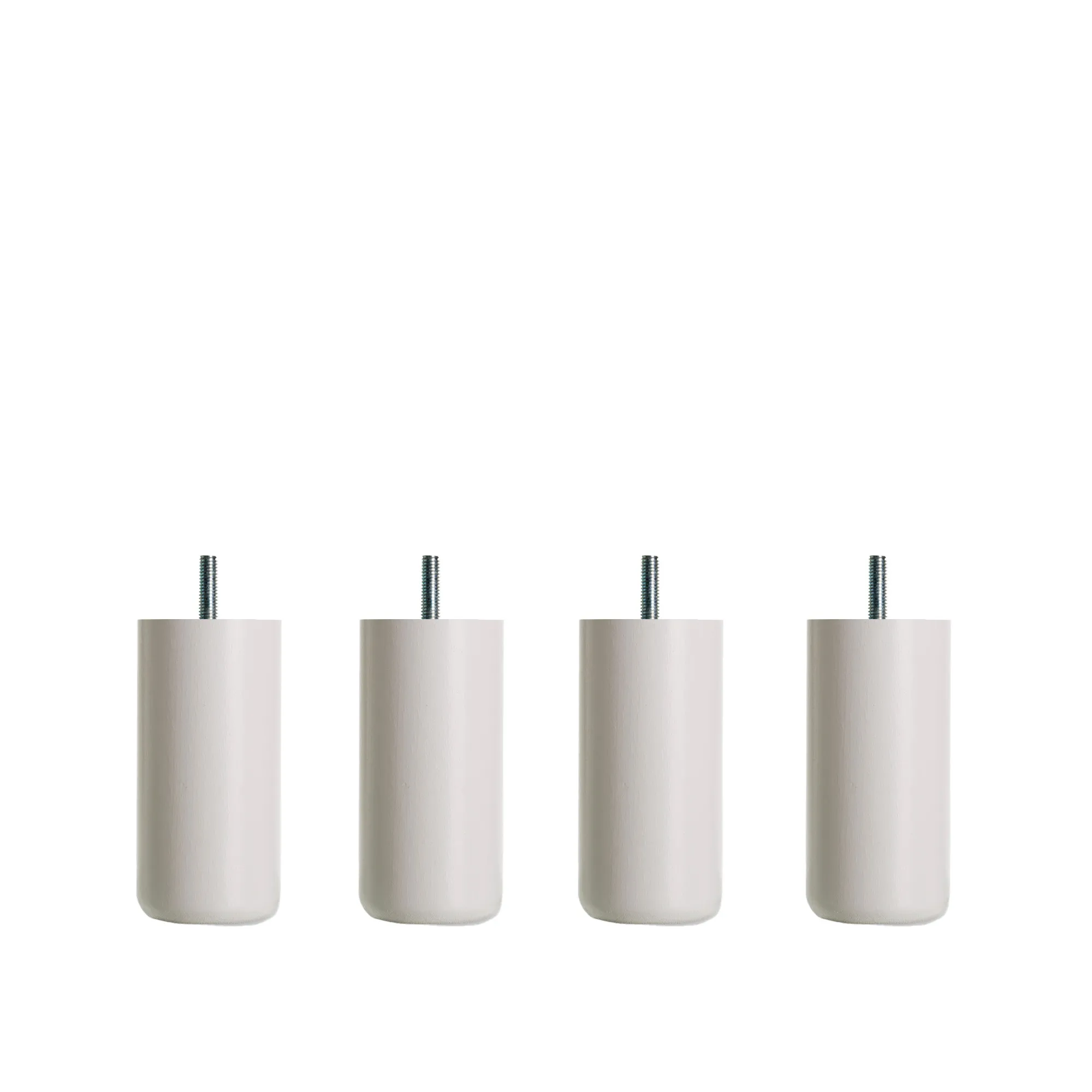 DUX Inspiration sängben runda vit 4-pack