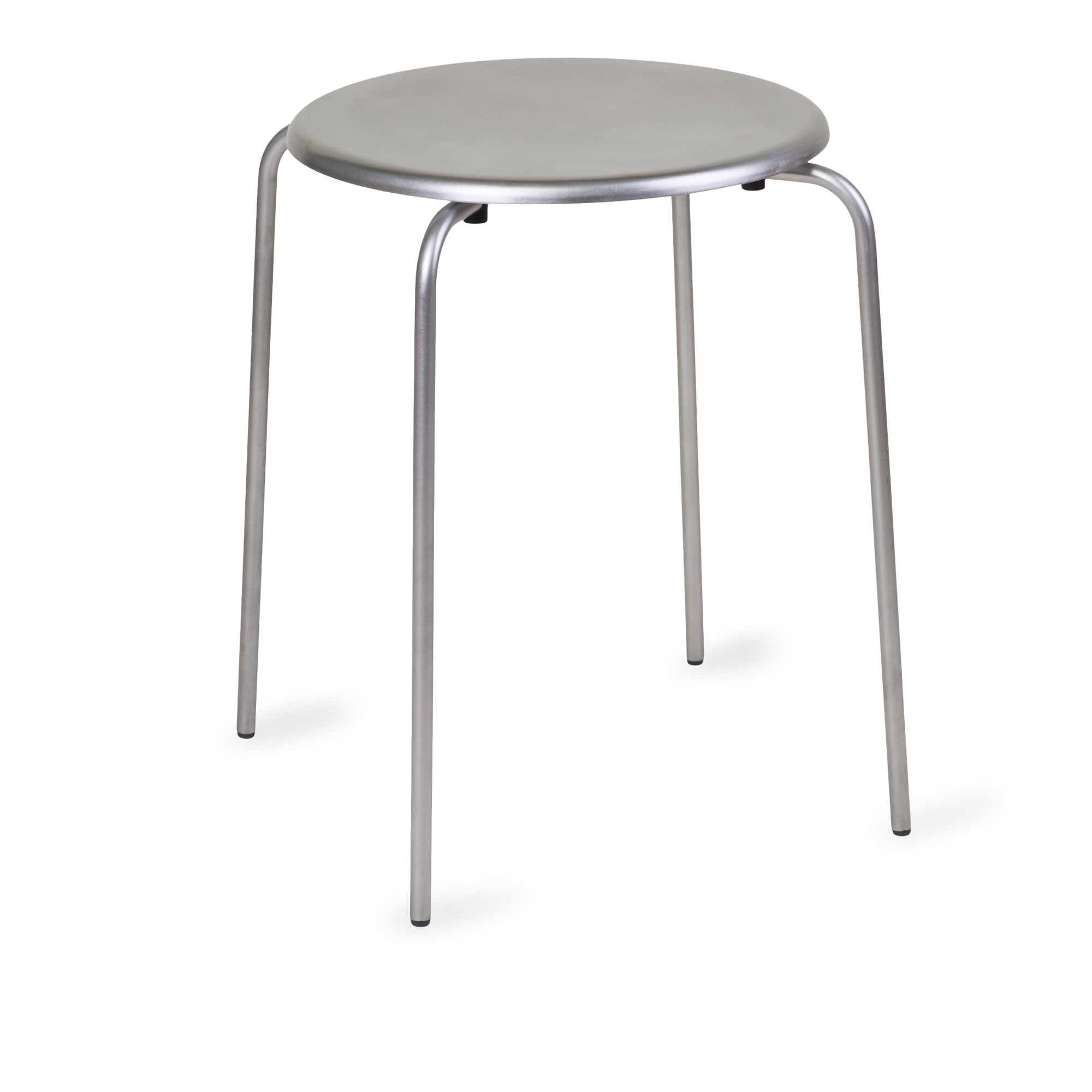 Frama - Petit Rond pall stainless steel - Pallar - Troels Grum-Schwensen - Silver - Metall | Möbler - Stolar Och Pallar - Pallar | Möbelexperten