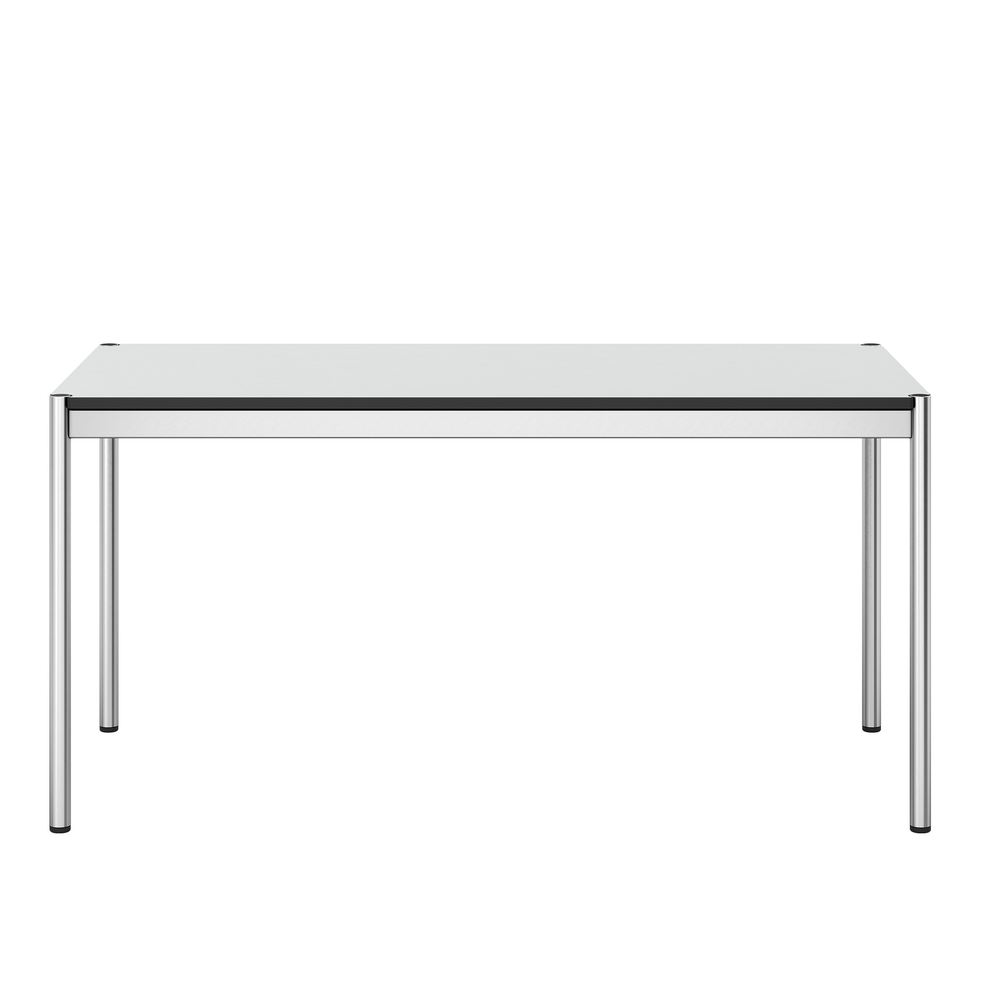 USM - USM Haller T59 02 Laminate Pearl Grey - Skrivbord - Fritz Haller & Paul Sch&auml;rer - Silver - Metall