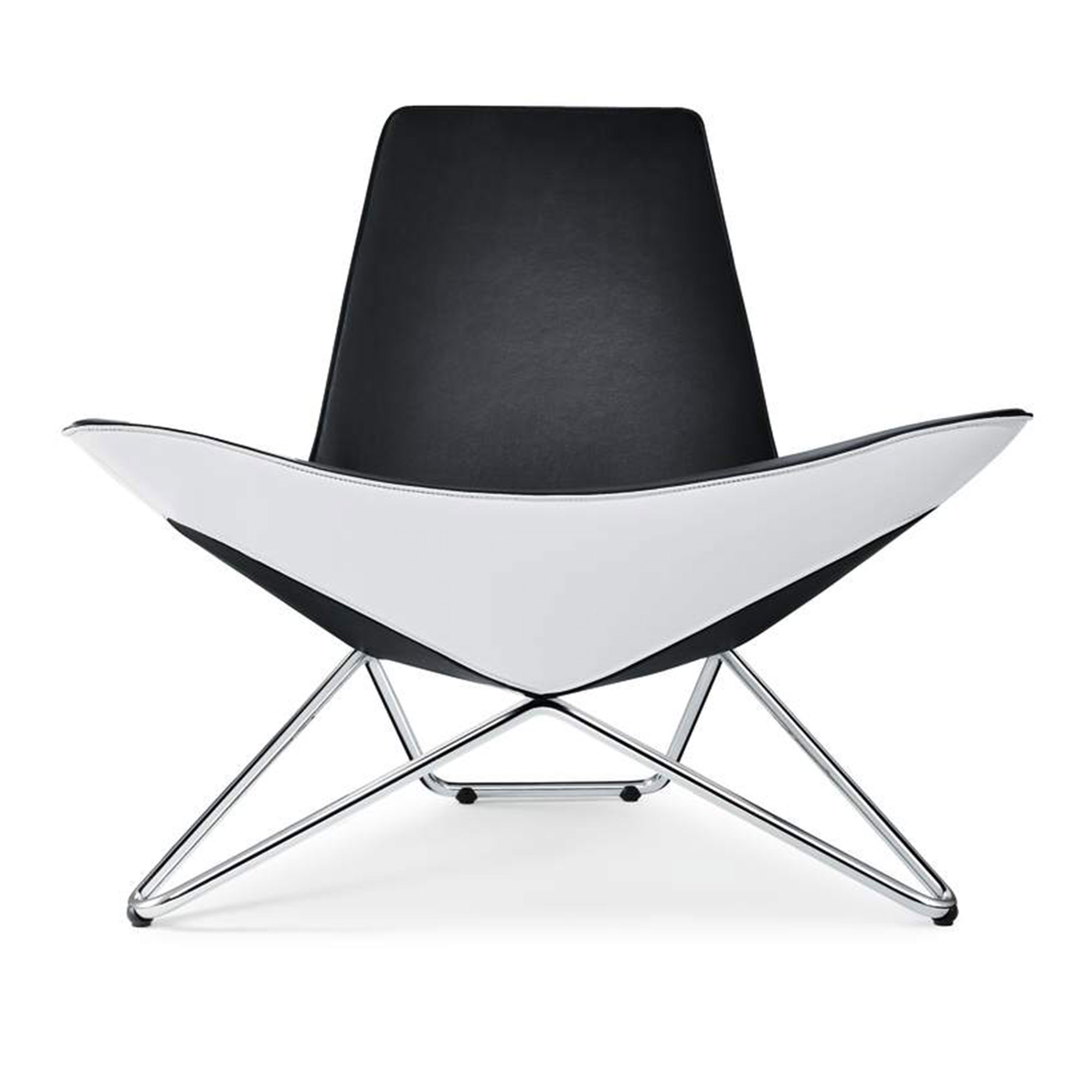 Walter Knoll - Mychair 248-10 C, Polished Chrome-Plated, Congress 262 Kakao, Leather Cat. 55 Congress 1395 Curry, Without Piping, Synthetic Glides - Fåtöljer - Neptun Ozis - Gul - Läder/Metall