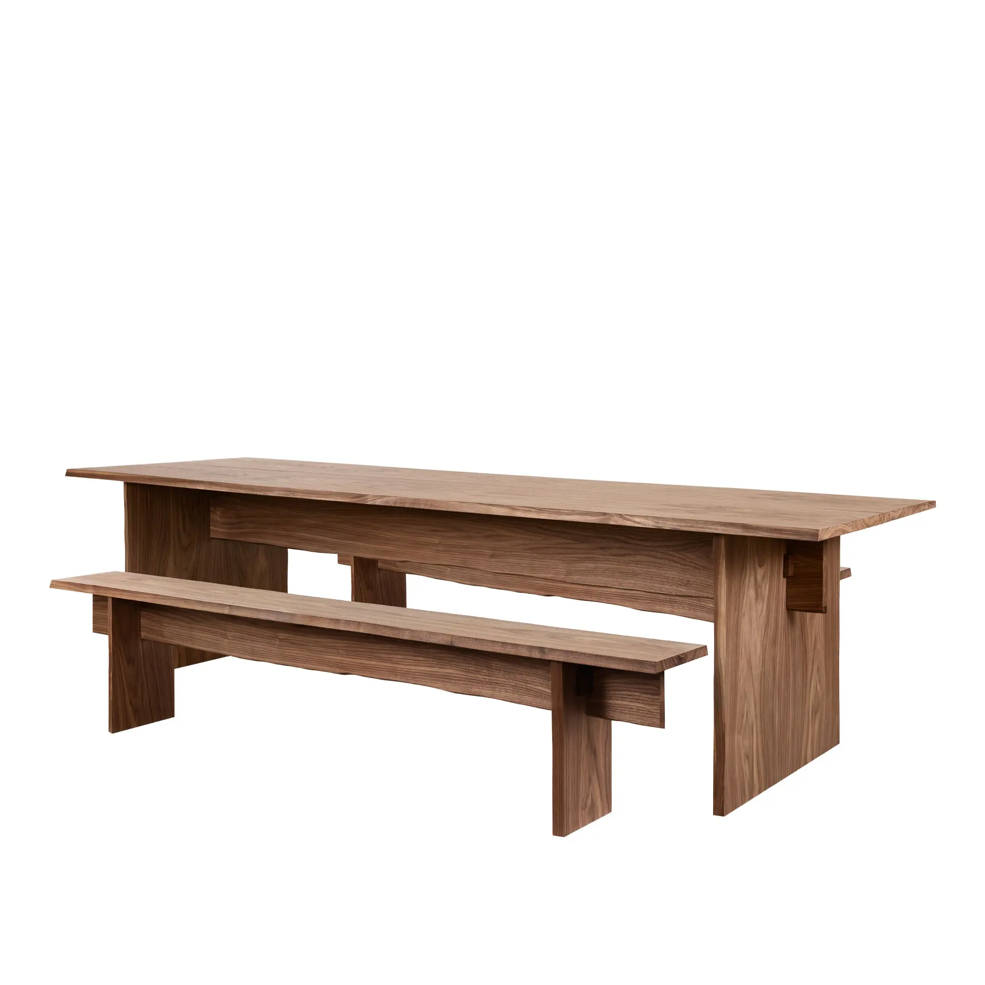 Bookmatch Table 275 cm + Benches