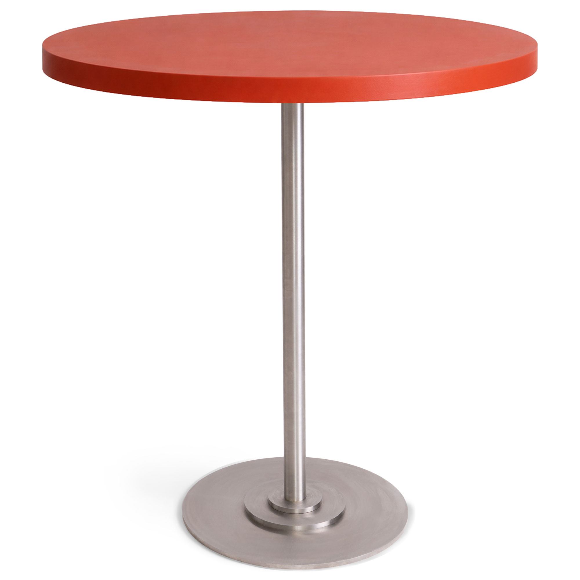 Frama - Table 57 matbord 70 cm rostfritt stål / red - Matbord - Per Holland Bastrup - Röd - Metall | Möbler - Bord - Matbord | Möbelexperten