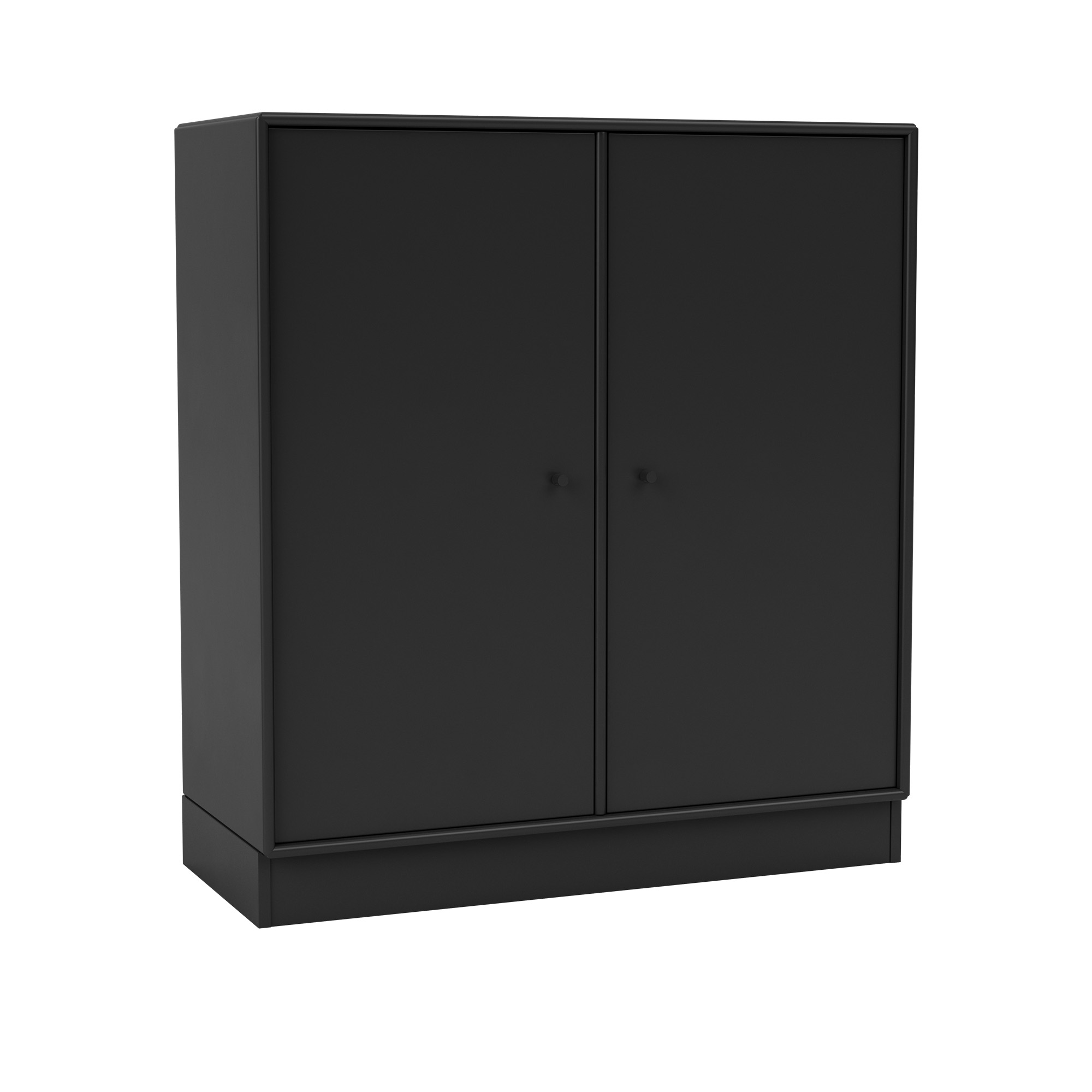 montana - cover cabinet 05-black 07 plinth 7 cm - skåp och vitrinskåp - peter j. lassen - svart - trä