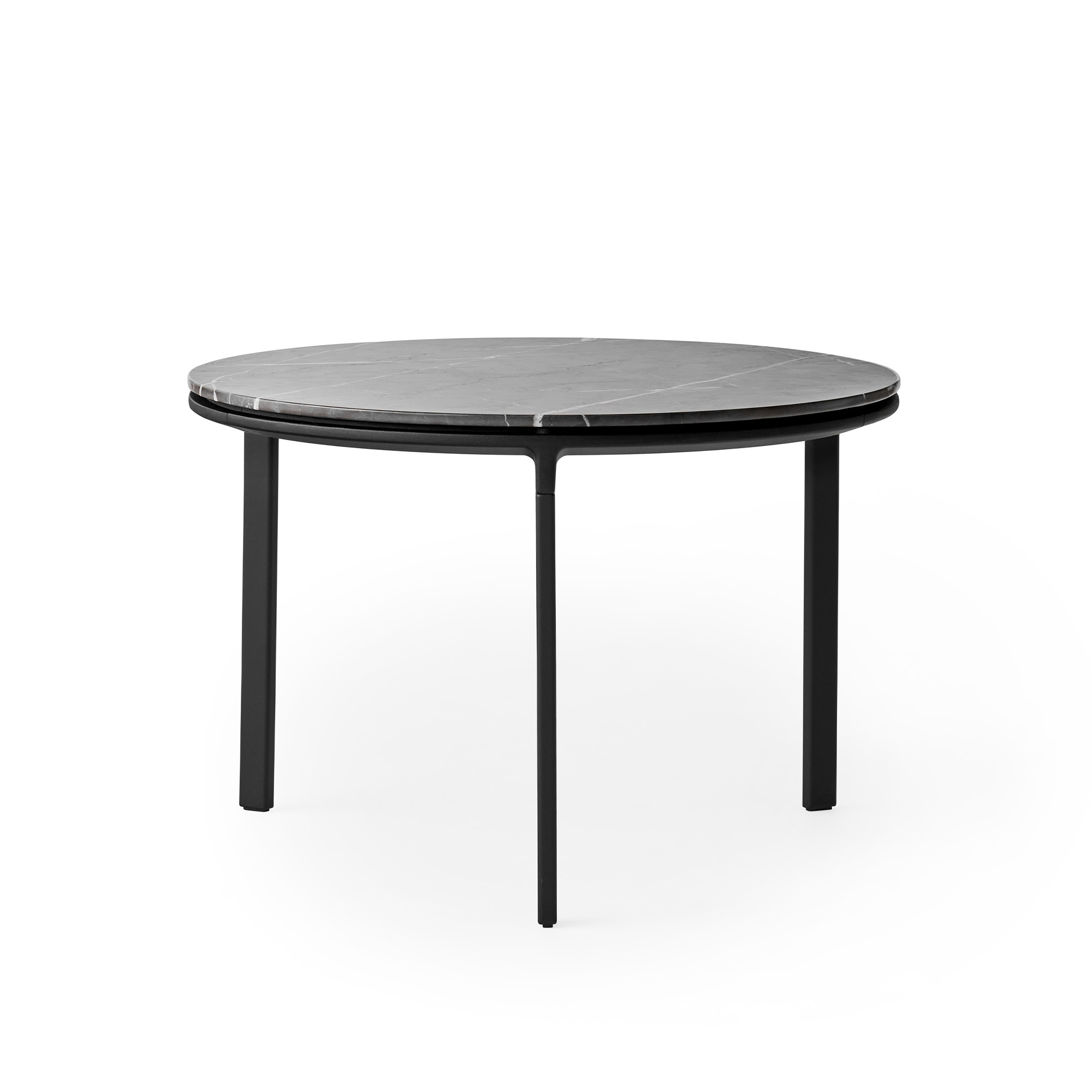 Vipp - Vipp423 Coffee Table, Ø60 Marble, Pietra Grey - Soffbord - Grå | Möbler - Bord - Soffbord | Möbelexperten