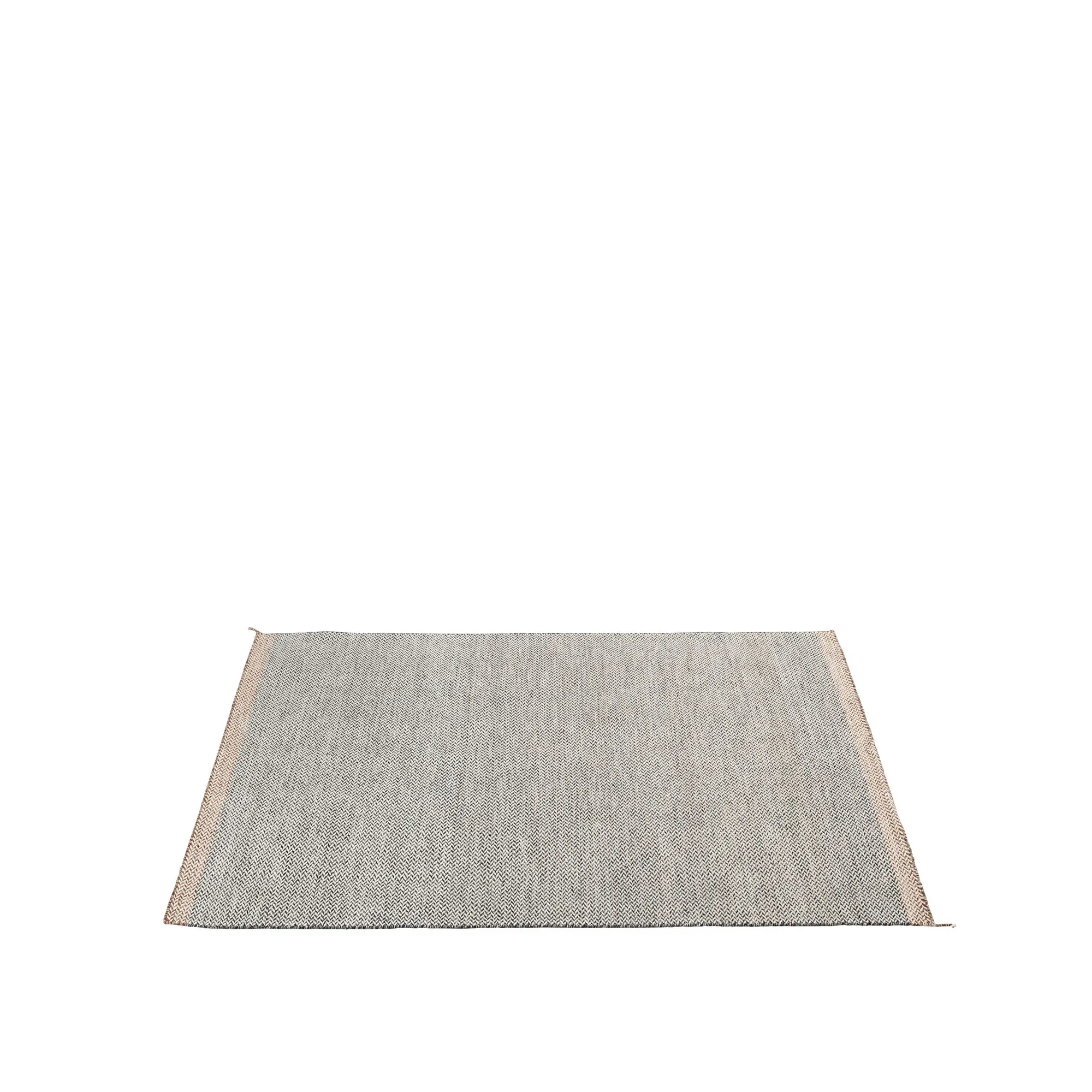 Ply rug black/white