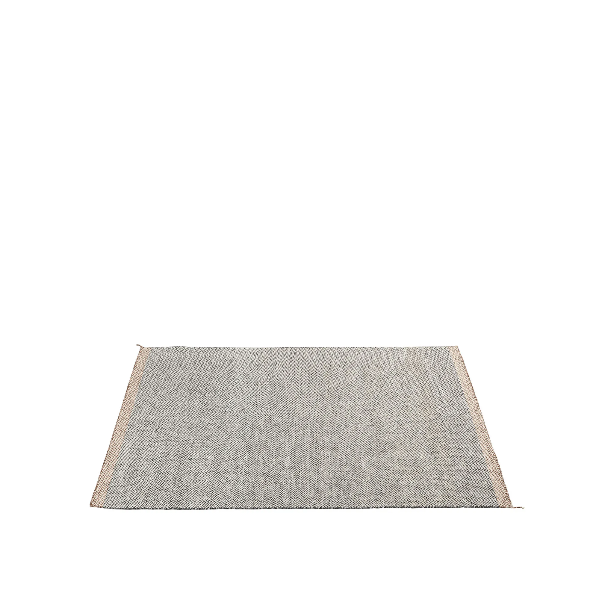 Ply rug black/white