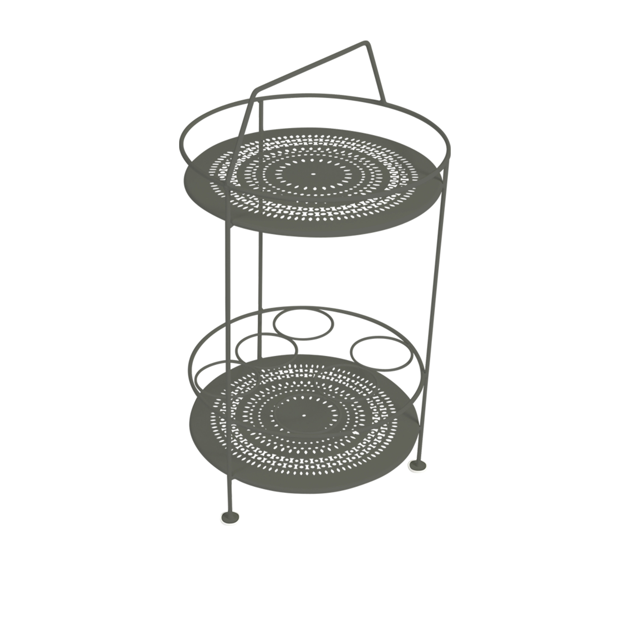 Fermob - Montmartre Portable Bar, Rosemary - Småbord & Sidobord utomhus - Grön - Metall