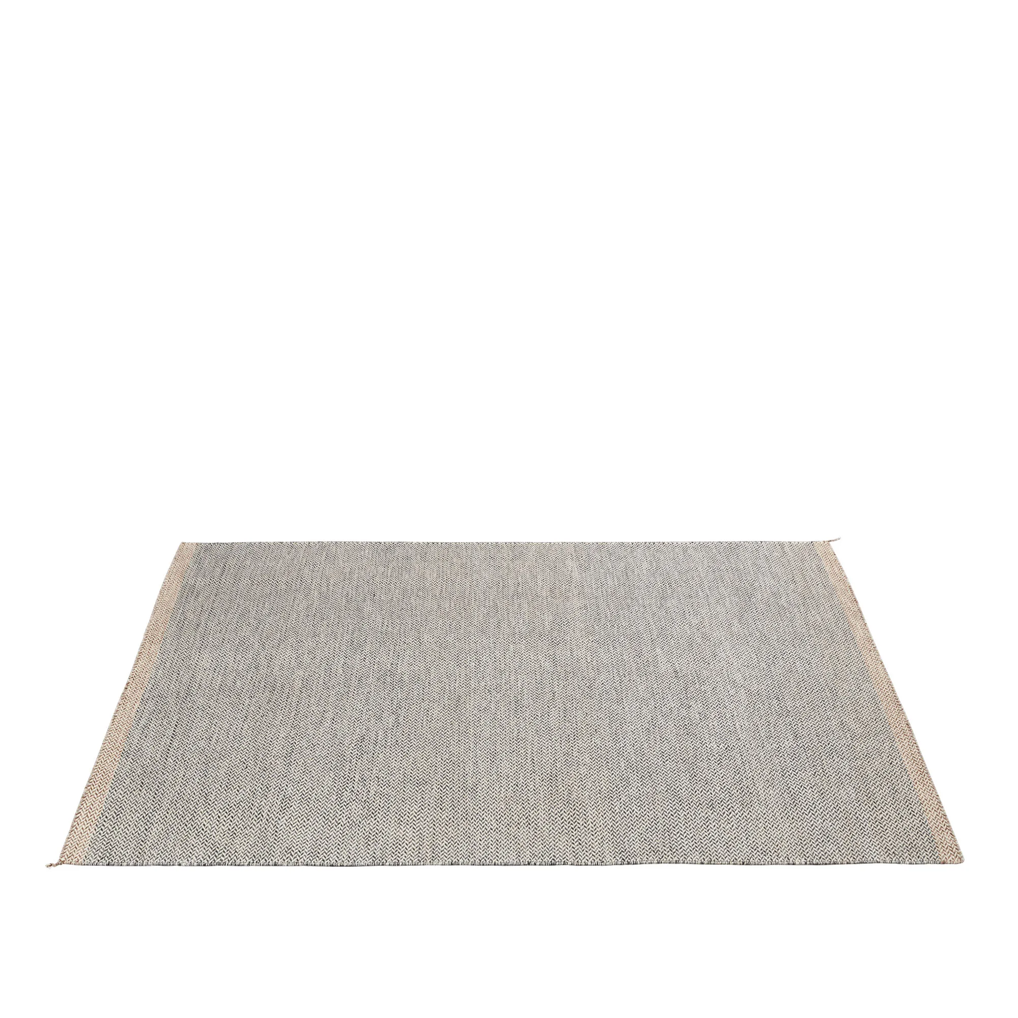 Ply rug black/white