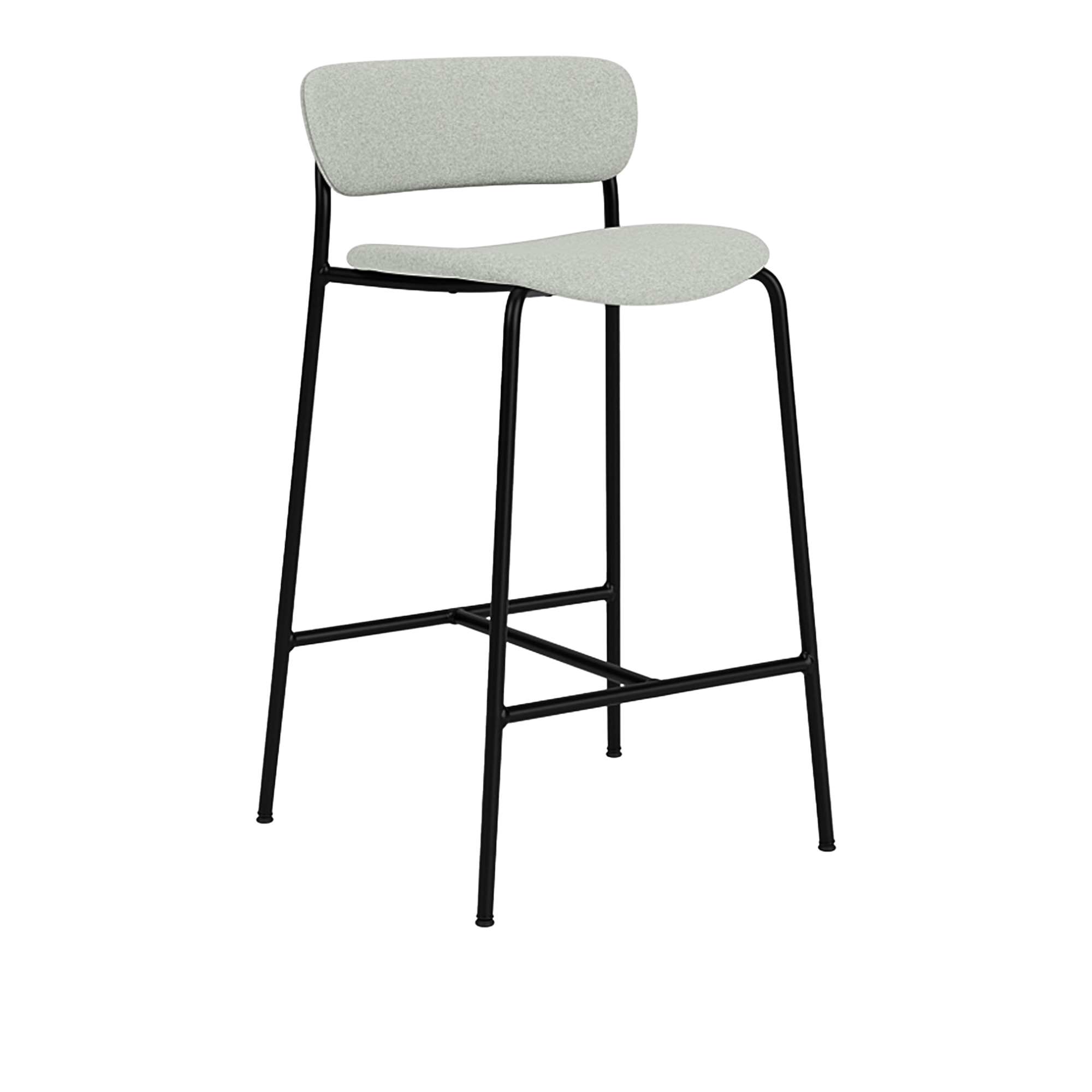 &Tradition - Pavilion AV14 - Fabric cat.2 - Divina Melange 3 120 - Barstolar & barpallar - Anderssen & Voll - Metall/Trä