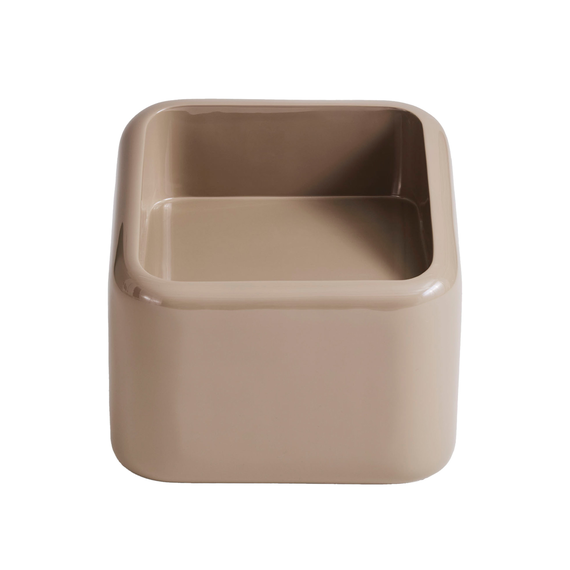 NO GA Projects - Square Angled Module Table Brown - Sofabord - Willo Perron - Brun - Plast