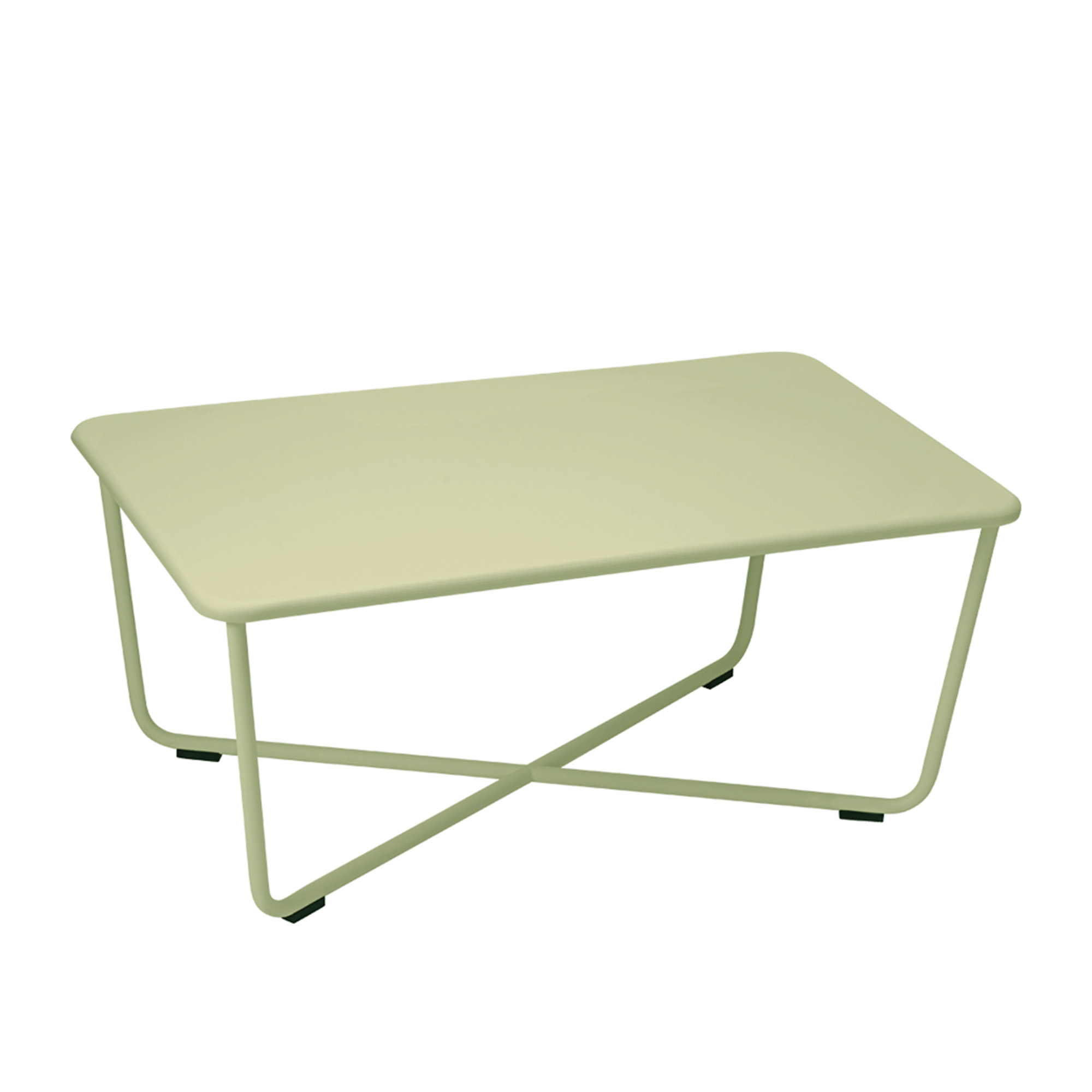 Fermob - Croisette Low Table - Willow Green - Småbord & Sidobord utomhus - Pascal Mourgue