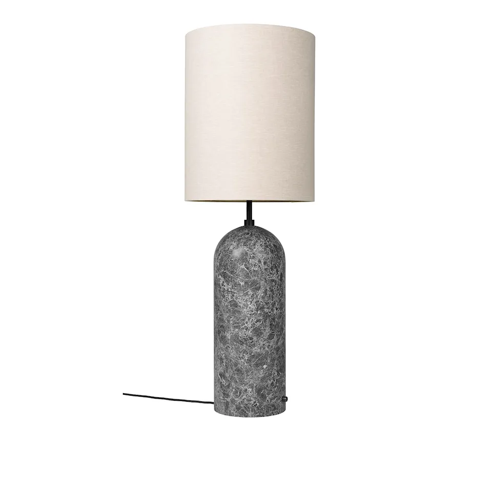 Gravity golvlampa XL High grå marmor
