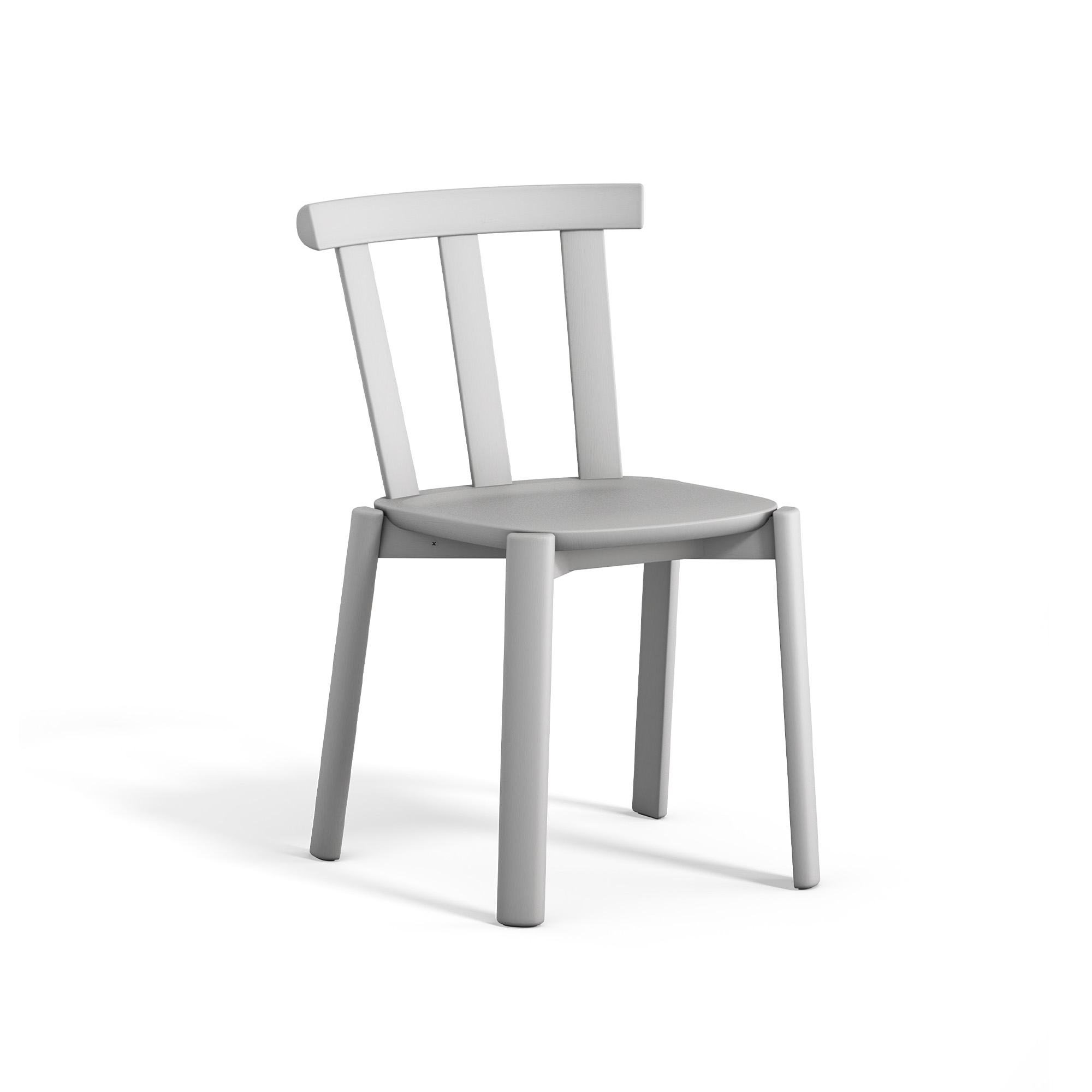 Stolab - Alt Stol Björk Ljusgrå 51 - Matstolar - Form Us With Love - Grå - Trä