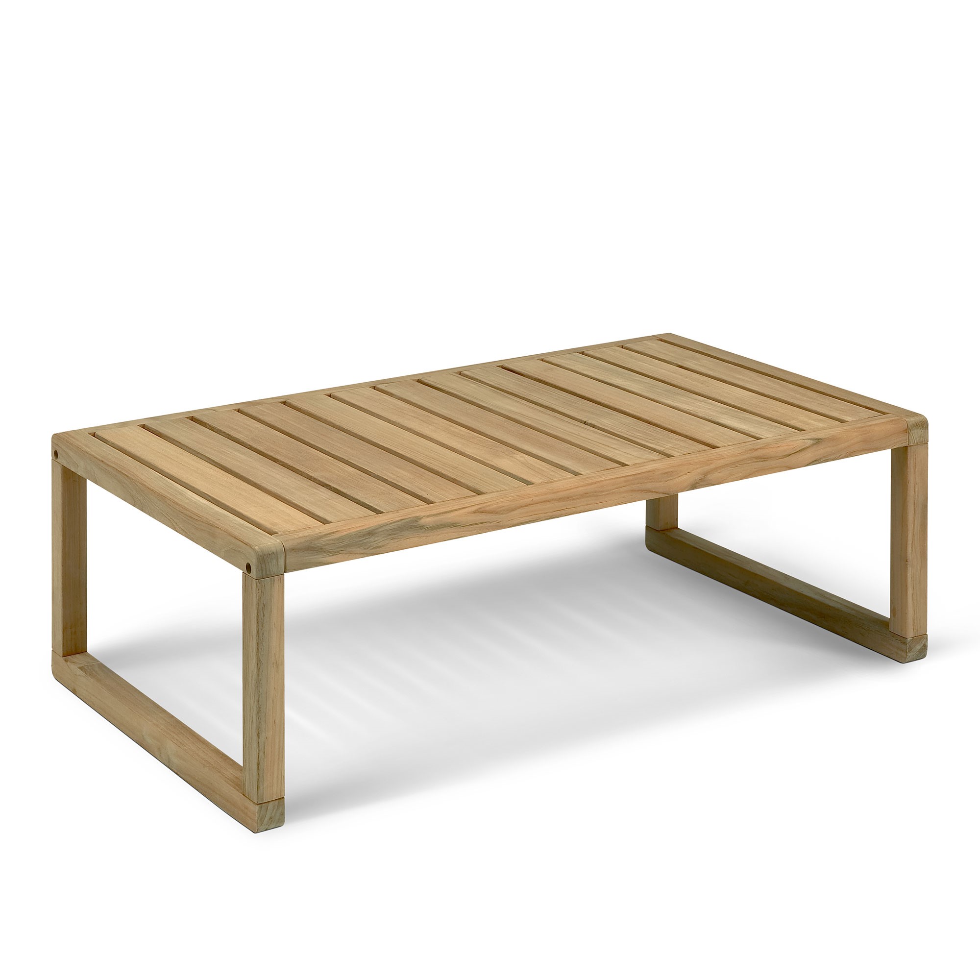 Fritz Hansen - Virkelyst Table 113x68 cm - Matbord utomhus - SAYS WHO - Brun - Trä