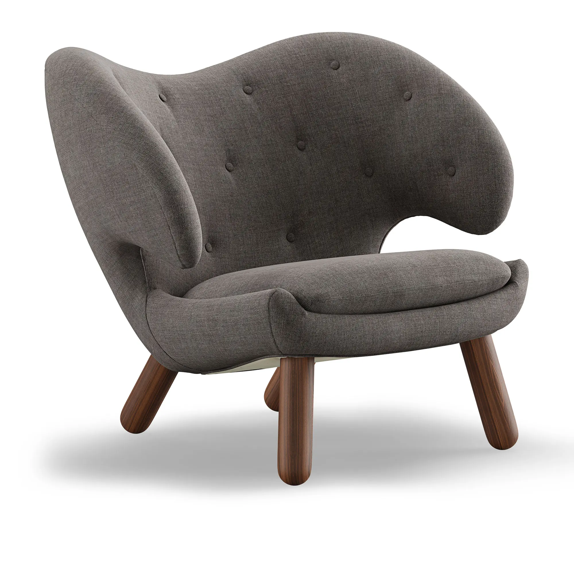 Pelican fåtölj Walnut