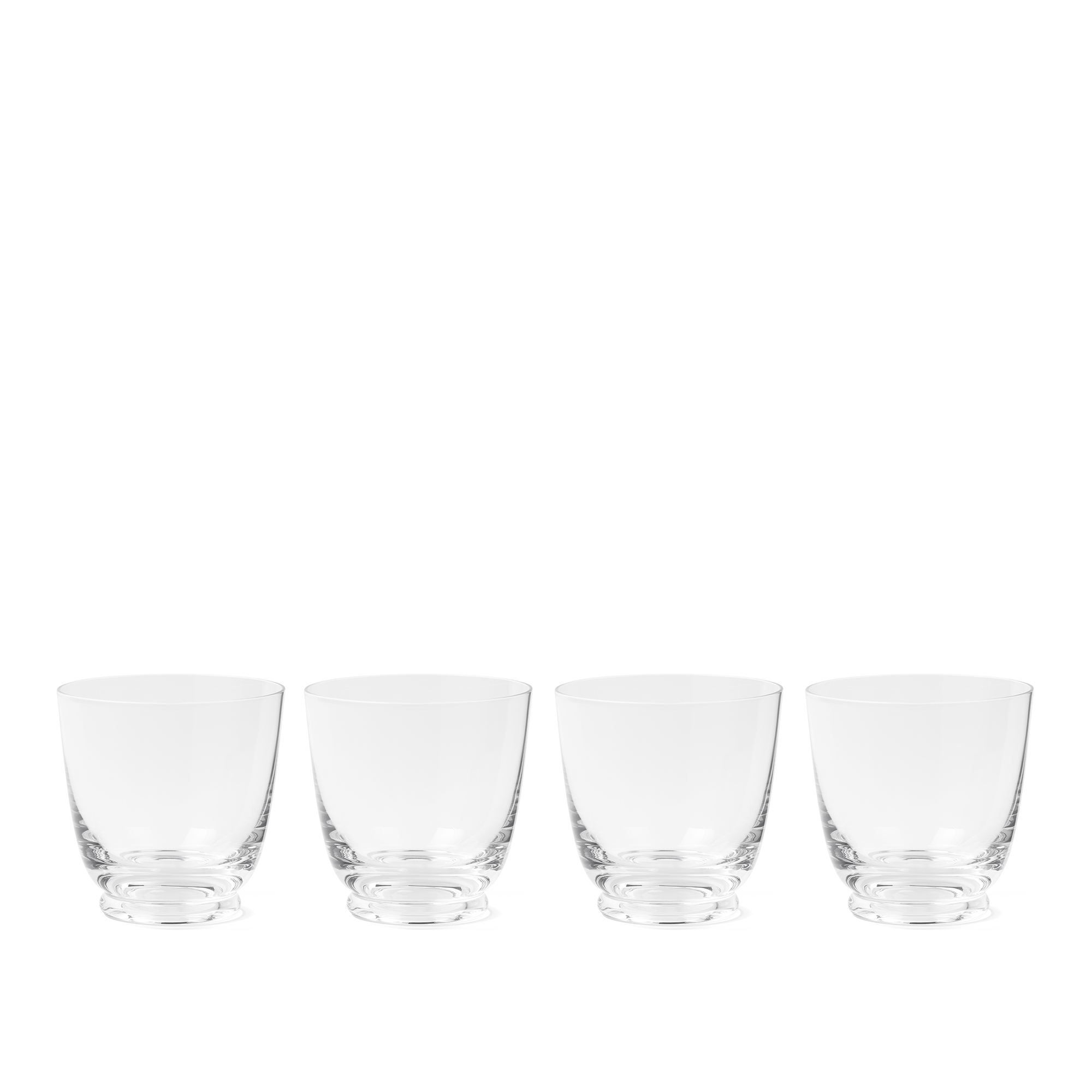 Service Projects - Walter 01 - Tumbler - Set of 4 - Drinkglass - Laura Bilde - Gjennomsiktig