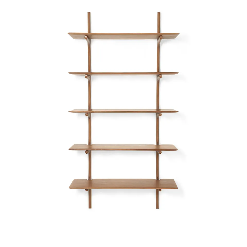 PI Wall Shelf Mahogany