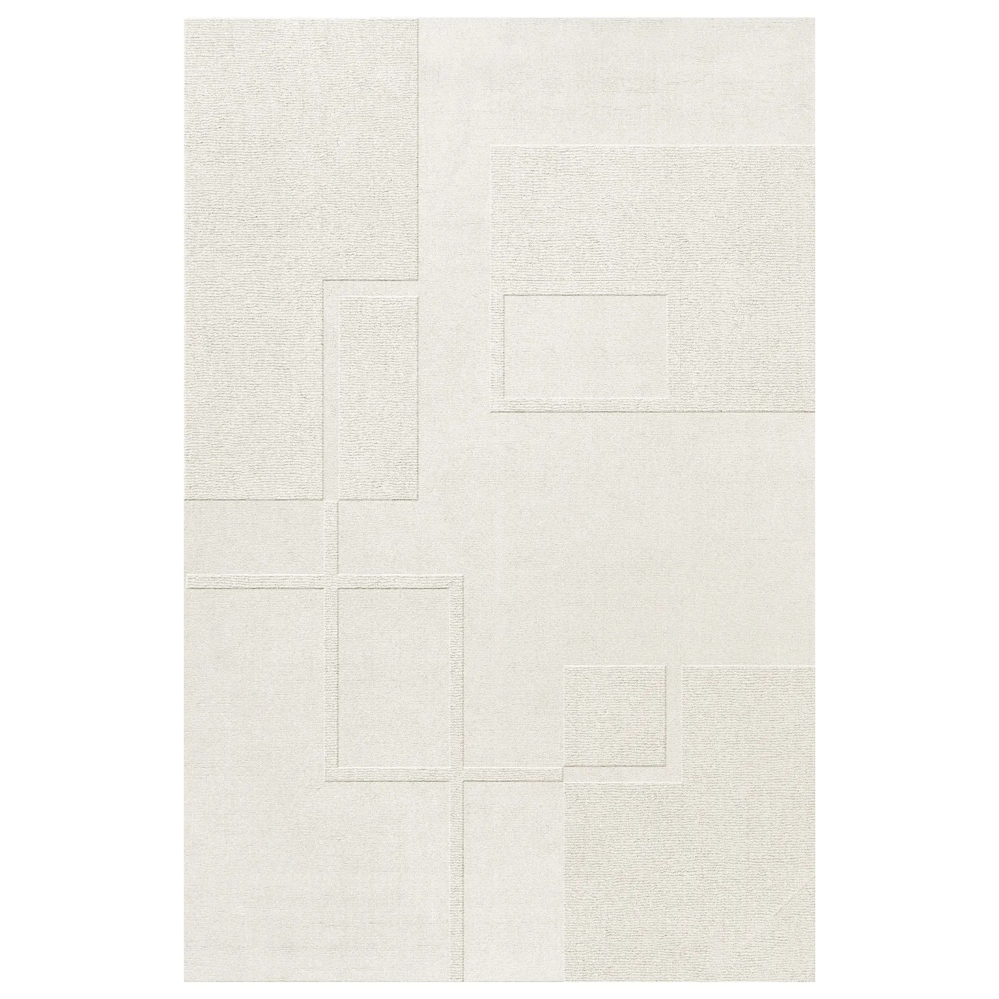 Swedish Grace Pattern Bone White ullteppe